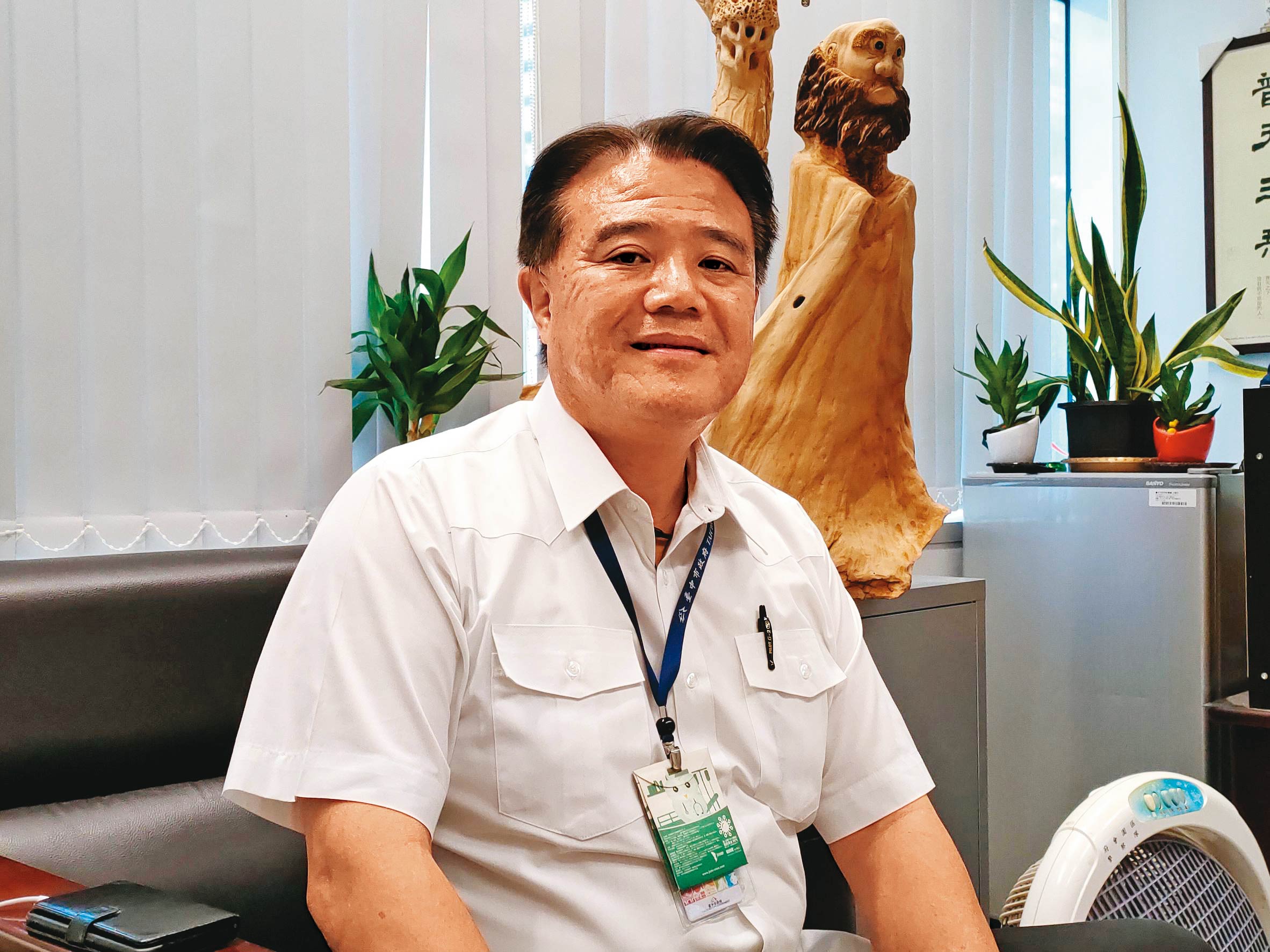台中警官蕭家成（圖）突破詹男心防，順利偵破這起詐保殺人案。（林慶祥攝）