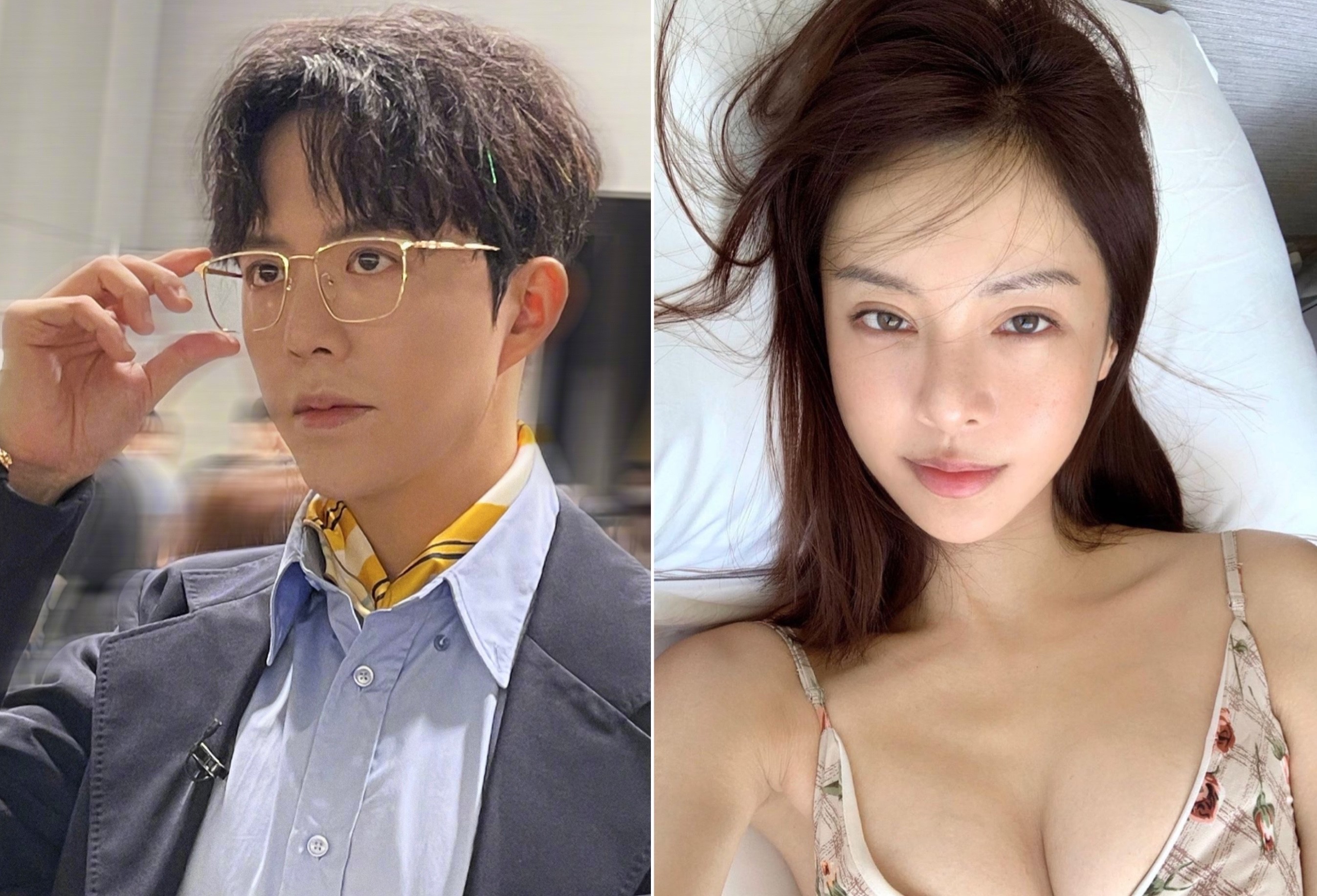 李元玲對於師父李雲迪嫖妓被抓不願多做評論，但強調兩人沒逾越師生關係。（翻攝自李雲迪微博、李元玲IG）