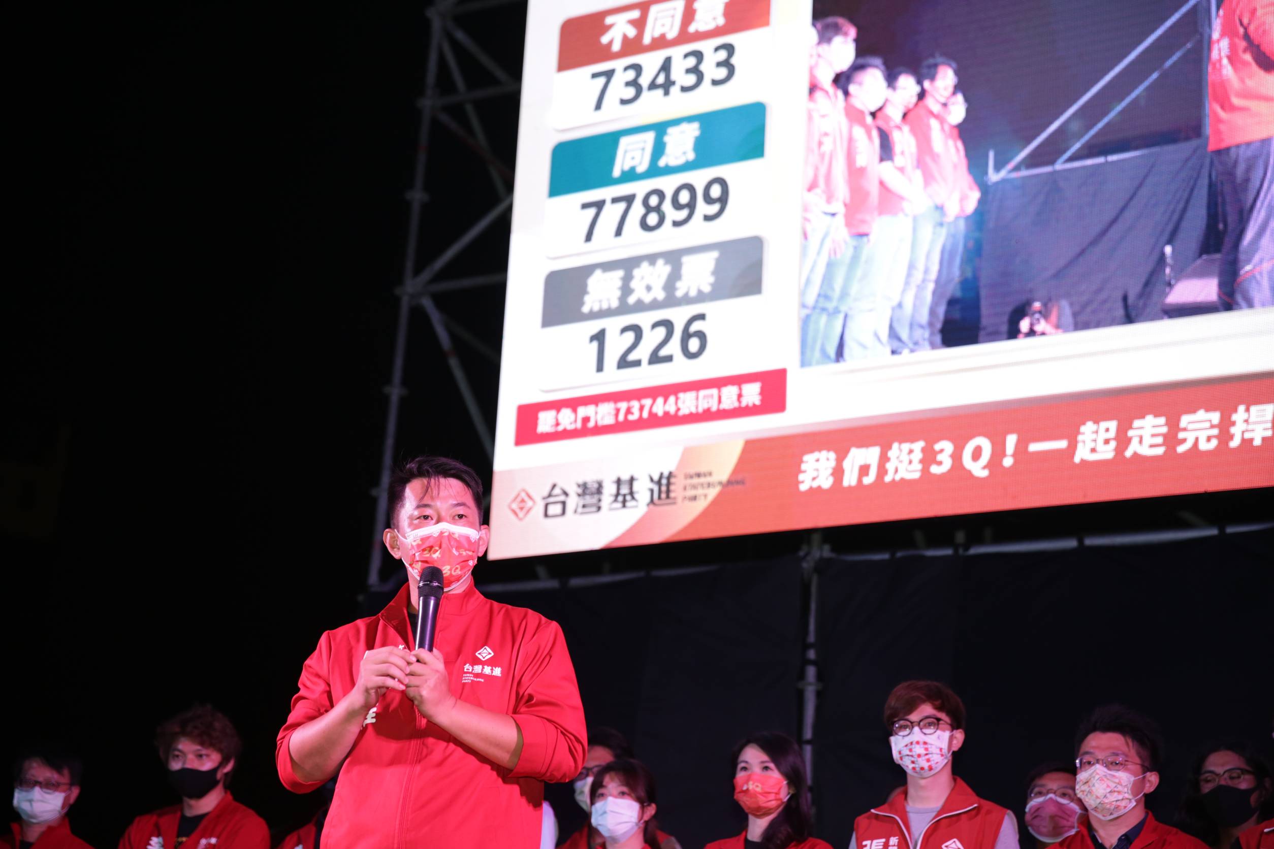 陳柏惟以77899同意票確定遭罷免。