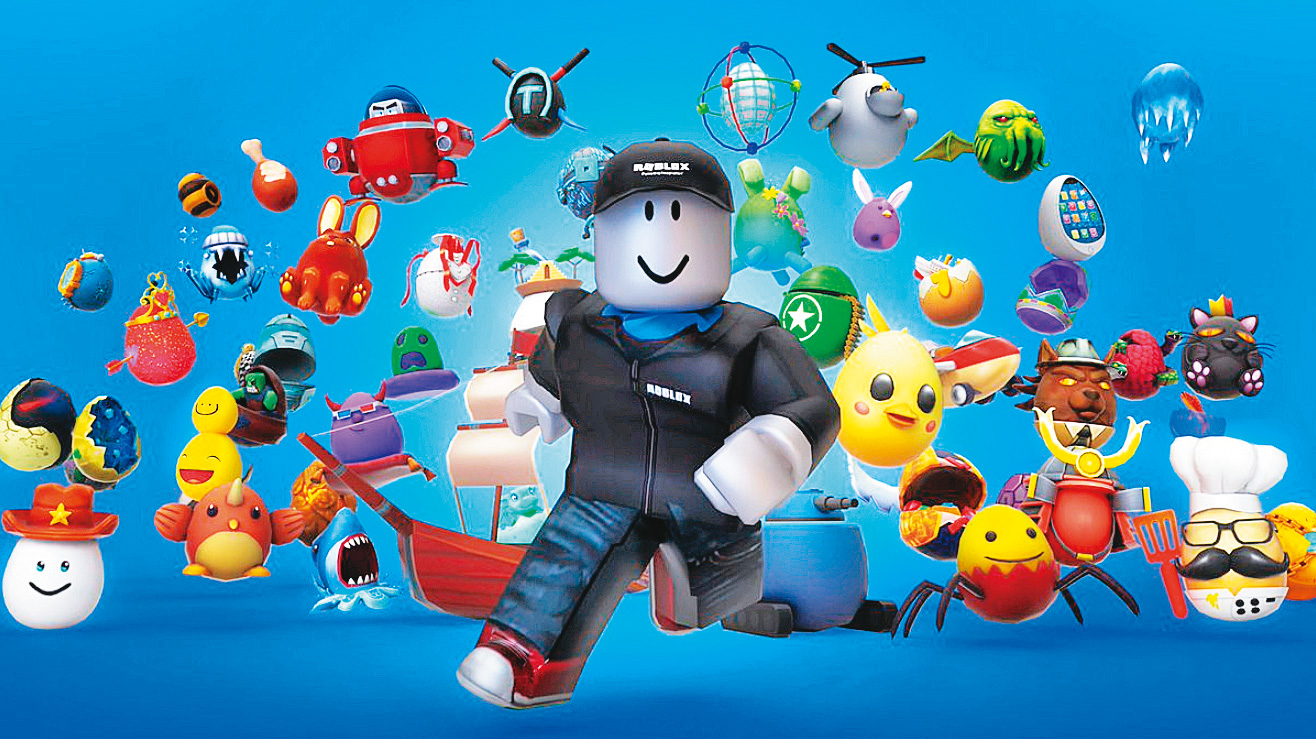 《機器磚塊》（Roblox）每天有將近5千萬個玩家上線，平均每天、每人上線2.5小時，影響力不容小覷。（翻攝Roblox臉書）