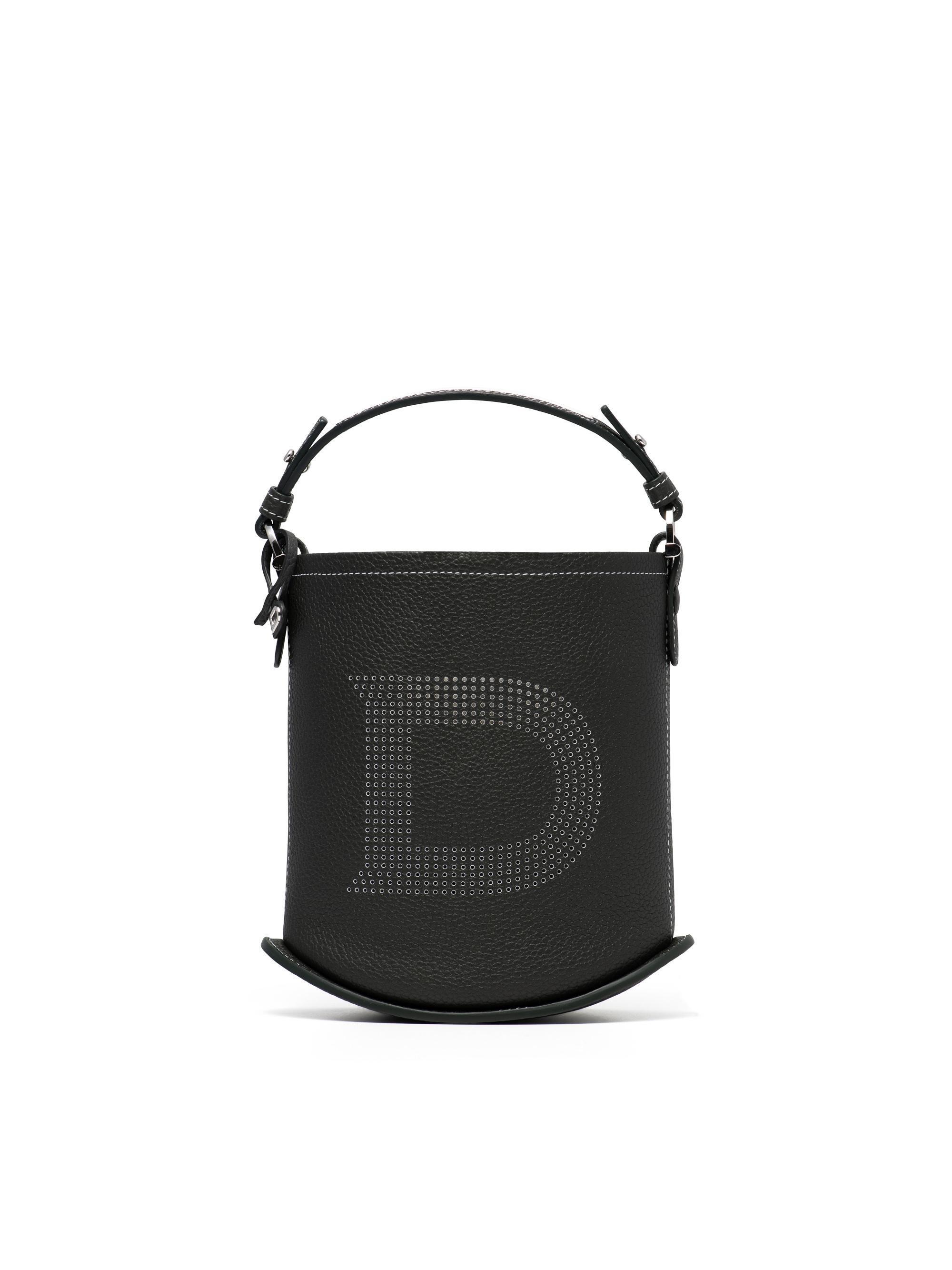 英倫綠Pin Mini Bucket。NT$79,900。(美之心提供)