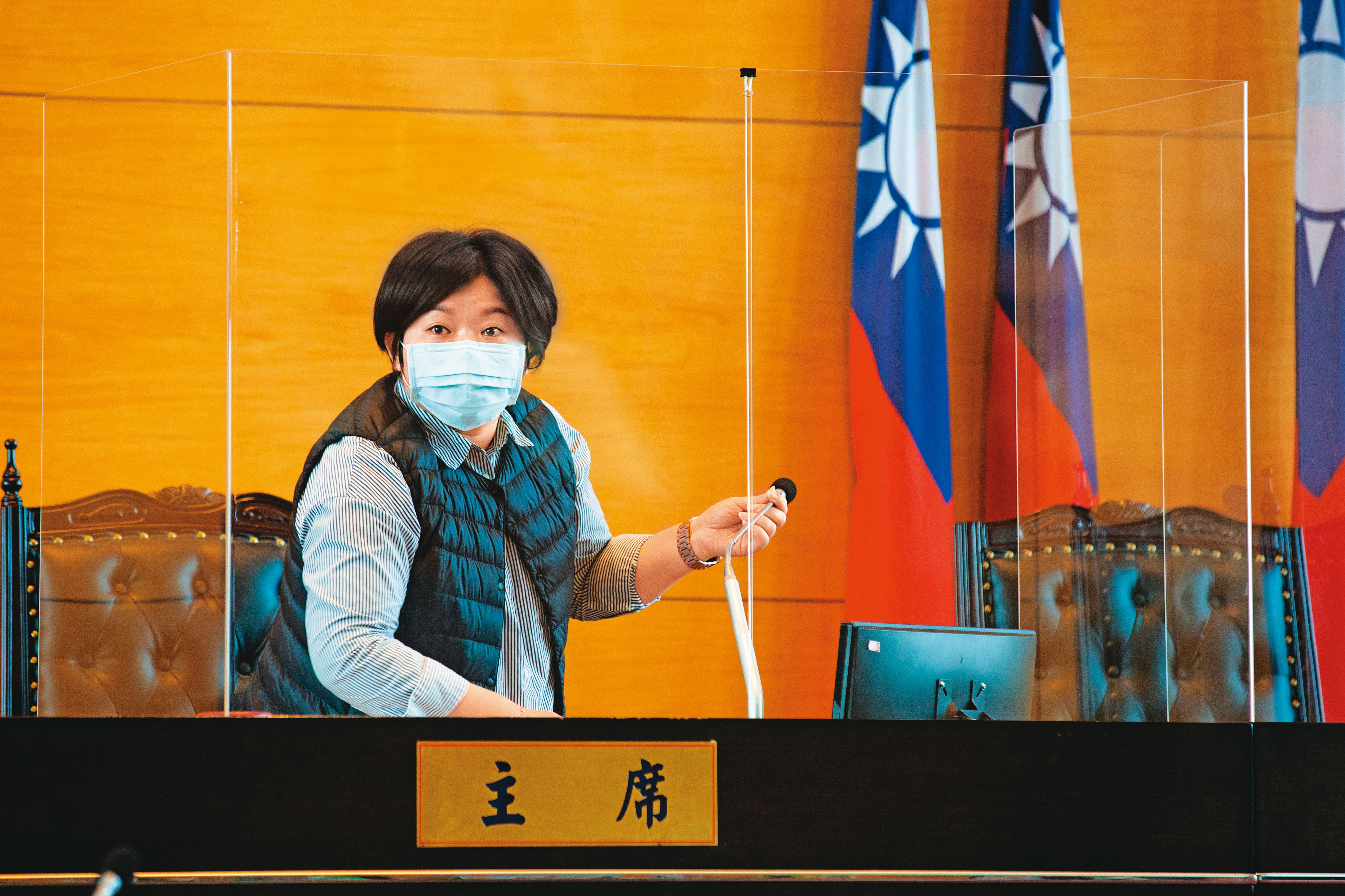 現任台中市副議長的顏寬恒胞妹顏莉敏（圖），也被視為立委補選的熱門人選之一。