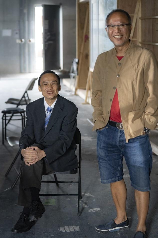 陳以文(左)與導演鍾孟宏(右)多次合作拍片。(本地風光提供)
