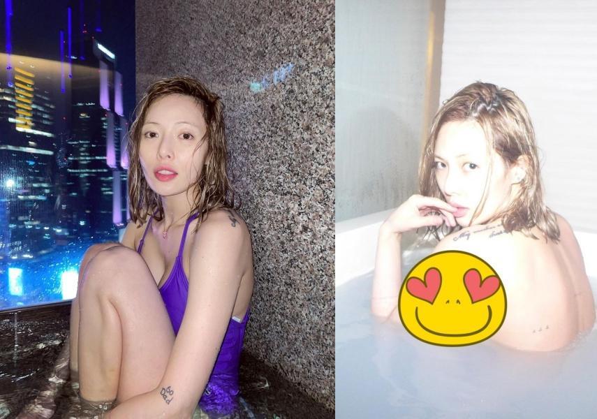 泫雅近日心情極好，性感照片連發。（翻攝泫雅ig）