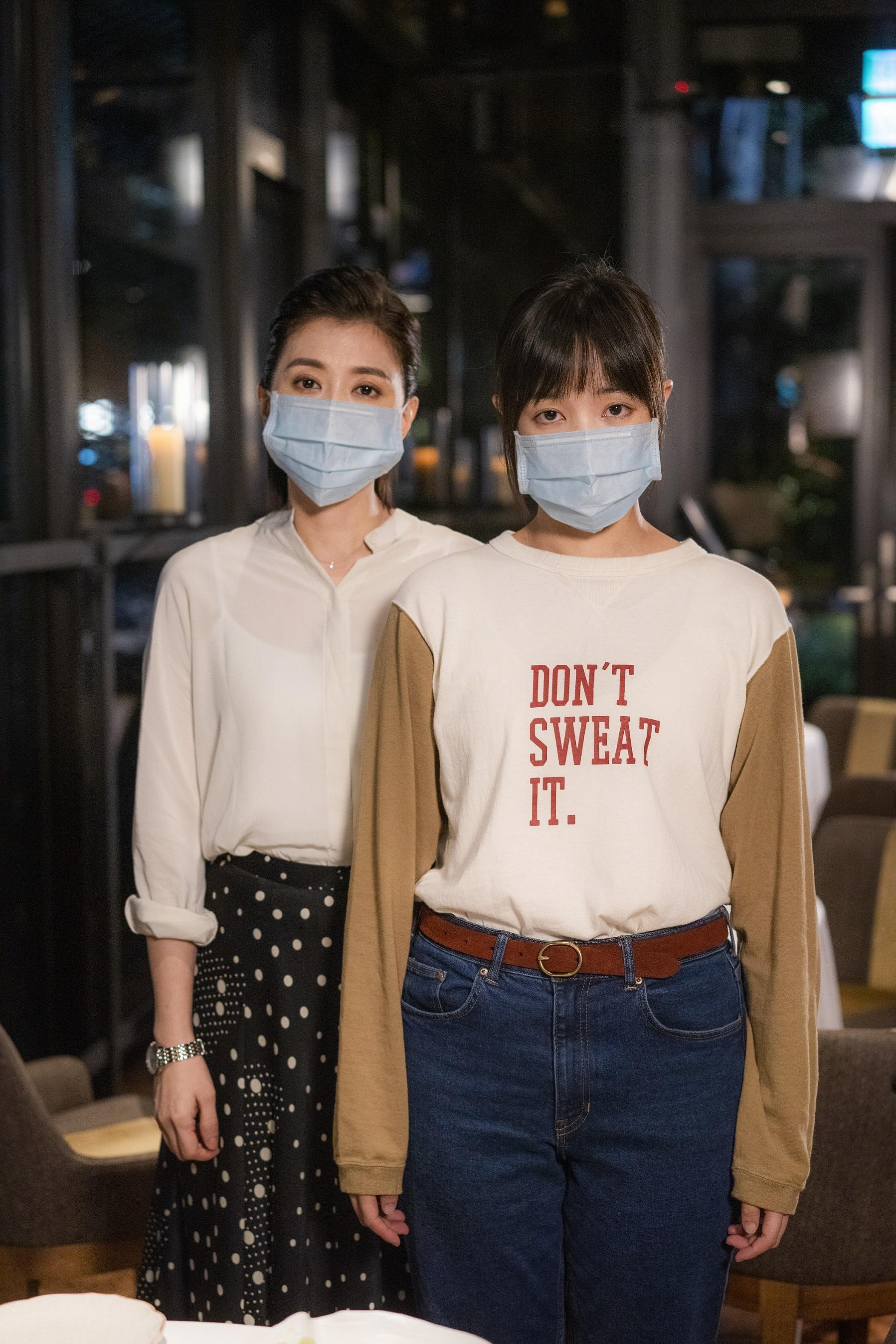 王淨（右）與賈靜雯（左）演出母女，同時也入圍金馬，一同角逐影后項目。（本地風光提供）