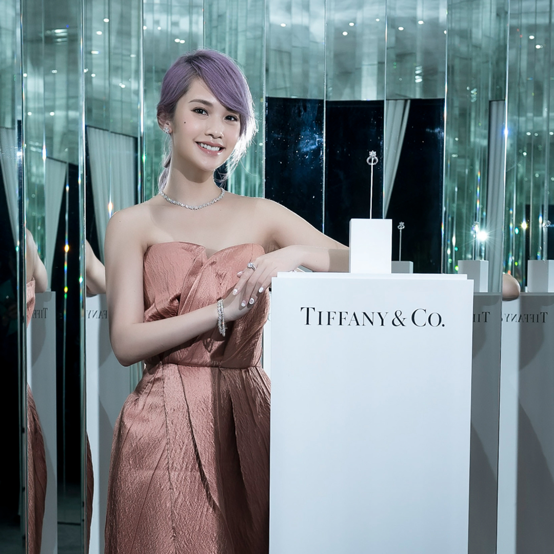 2016年,楊丞琳出席Tiffany經典六爪鑽戒130年主題展。(Tiffany提供)