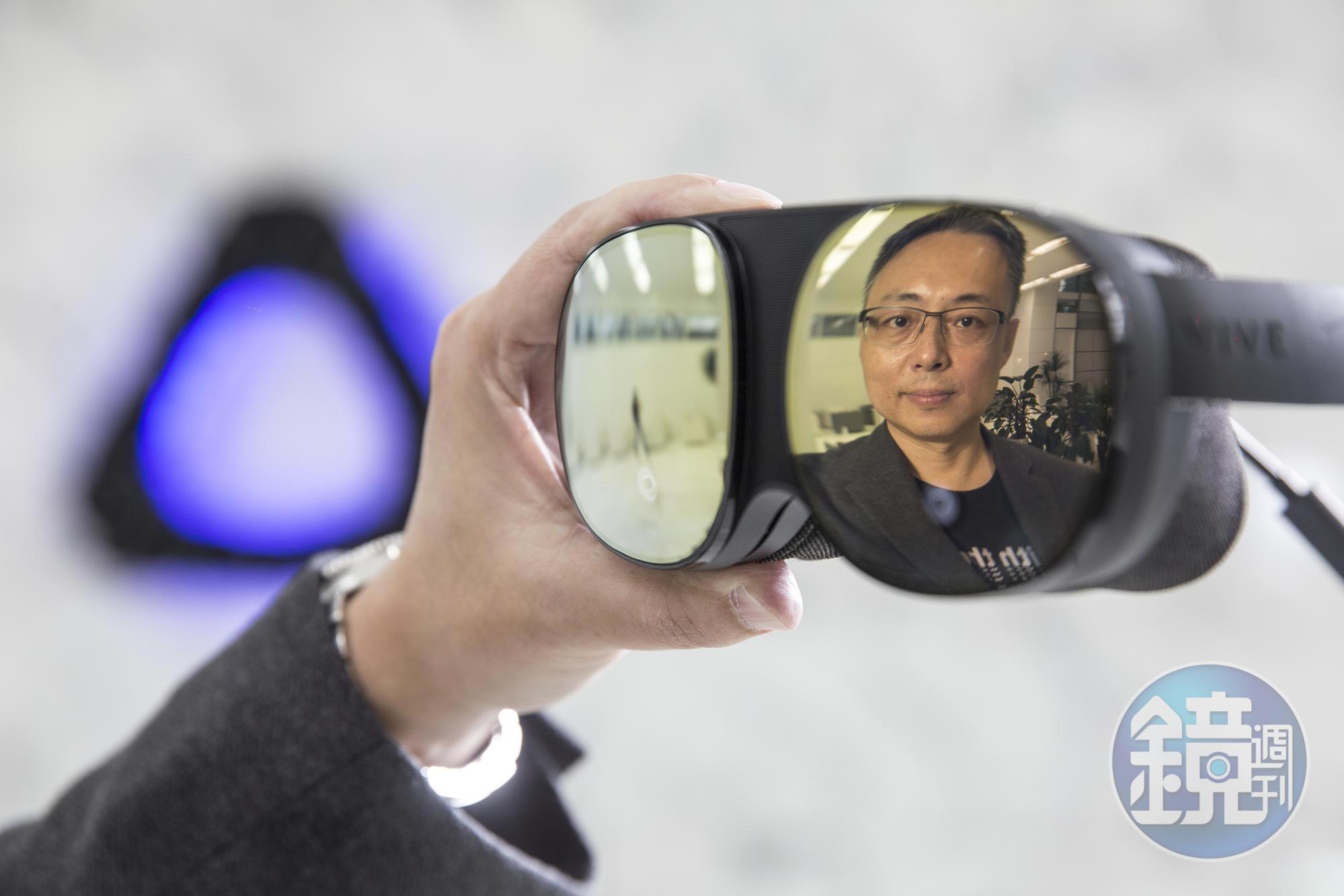宏達電亞太區總經理黃昭穎誓言靠VIVE Flow打敗宏達電歷年VR所有產品。