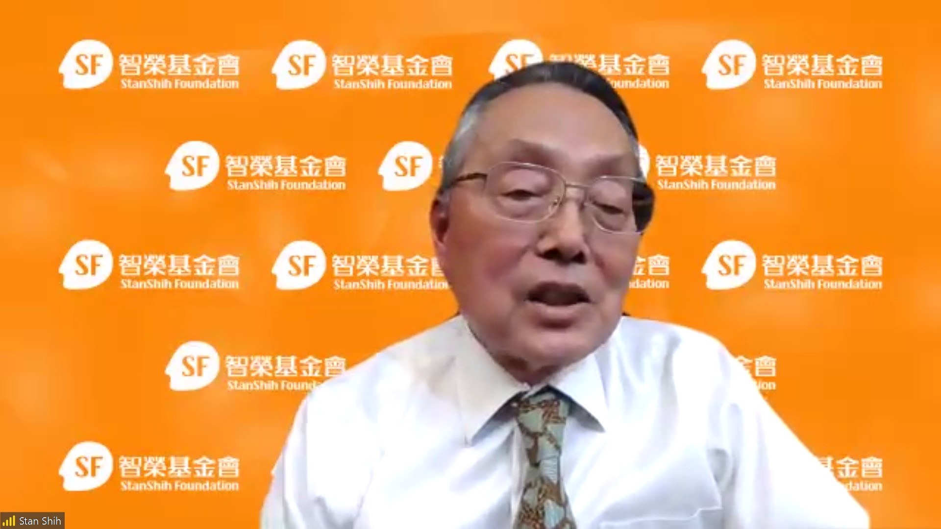 施振榮呼籲台灣以ICT實力擠身全球疫苗代工中心。（智榮基金會提供）