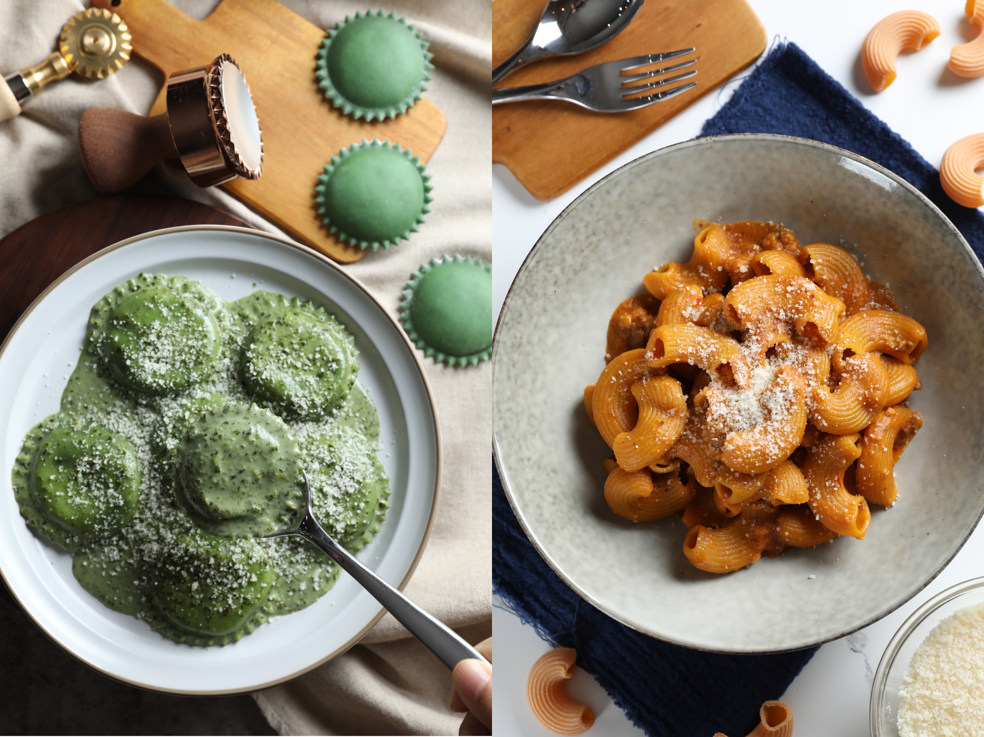 PASTA & CO.推出義大利手工生麵組合，讓人能簡易地享受DIY美食。