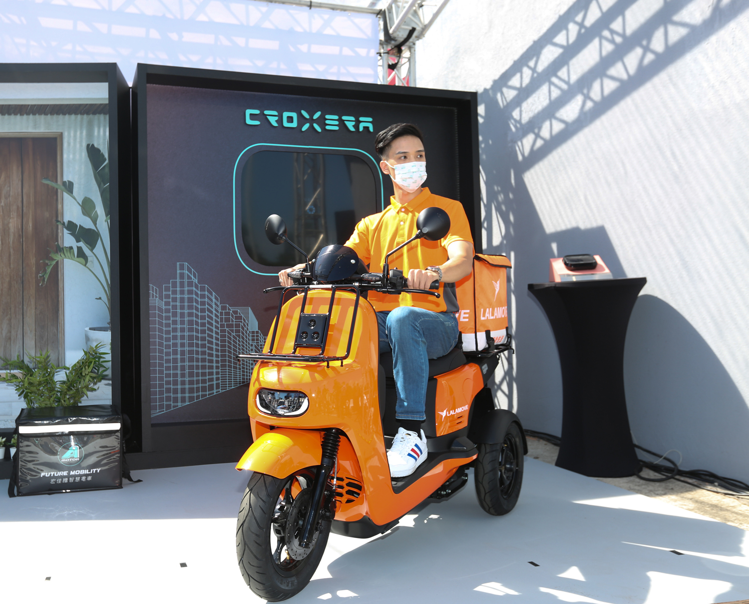 Ai-2 Gather瞄準物流商機,目前已與物流業者Lalamove合作,推出客製化專屬外型。