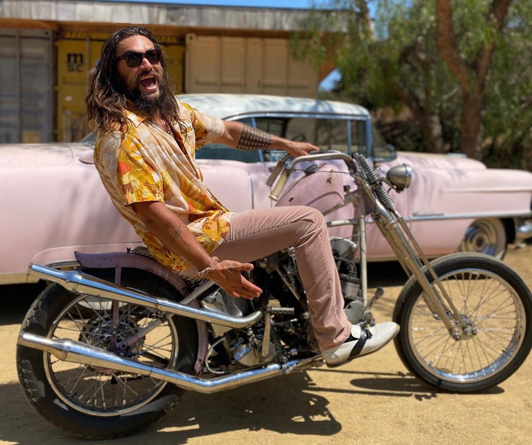 好萊塢男星傑森摩莫亞，近日驚傳確診新冠肺炎。（翻攝Jason Momoa IG）