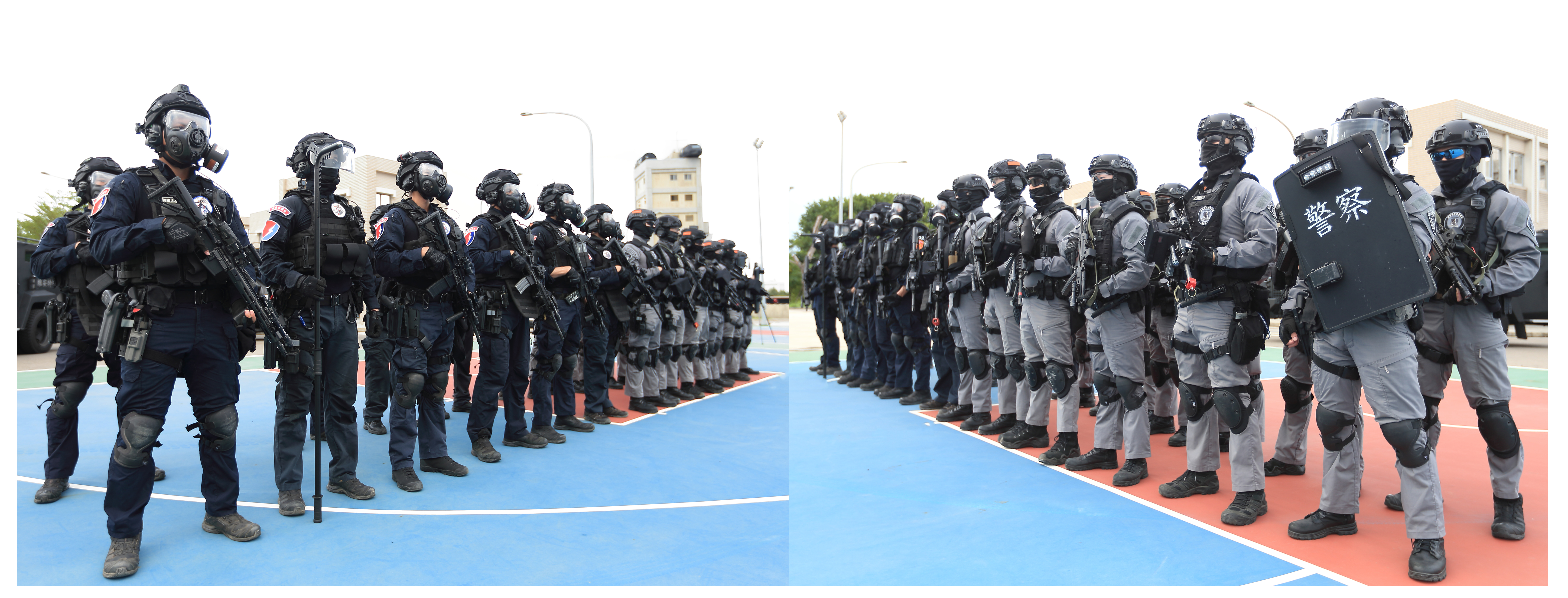 警政署定期舉辦反恐實警演練。（警政署提供）
