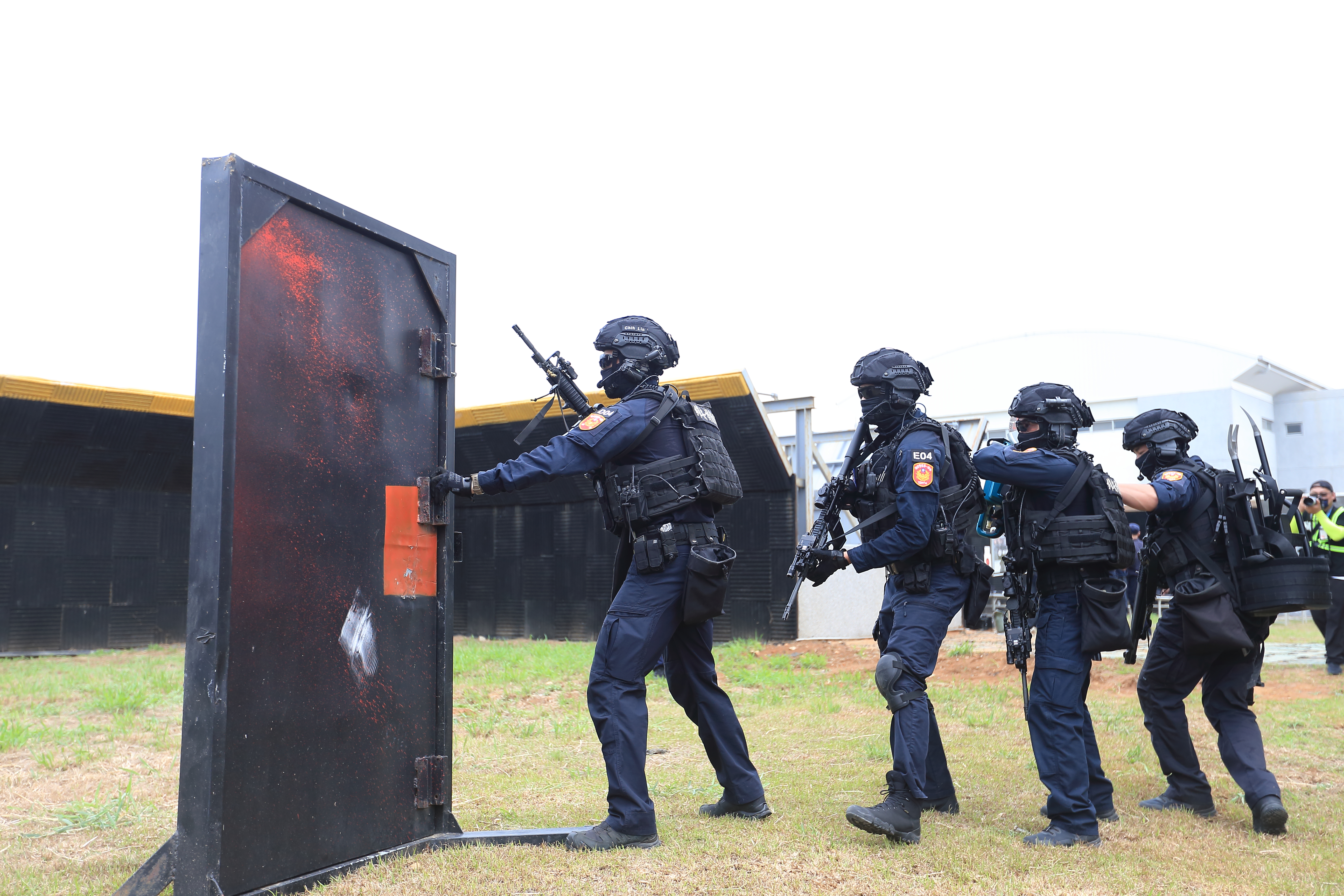 位於桃園市新屋區的反恐訓練中心是台灣反恐訓練重鎮。（警政署提供）