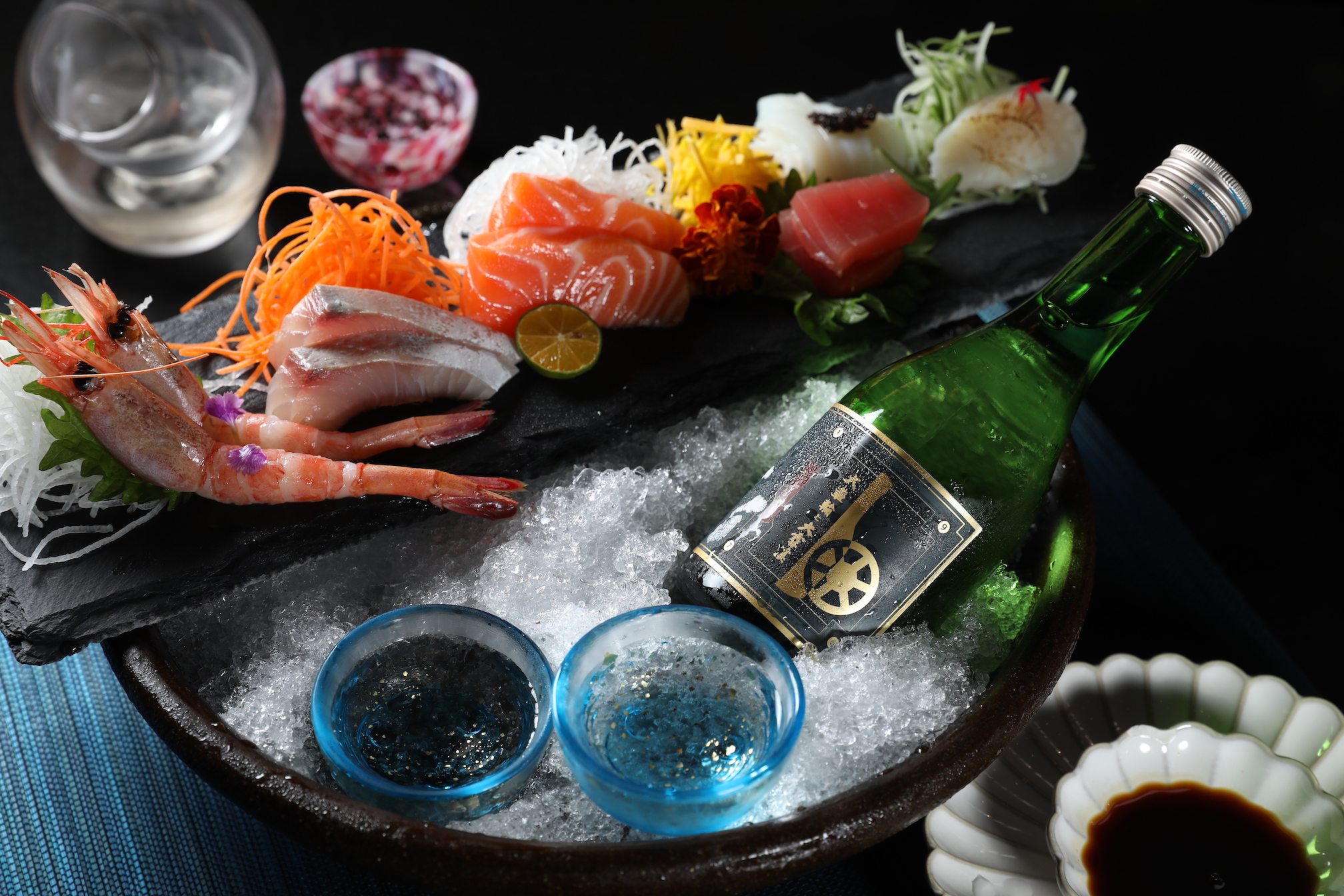 西門町老字號日本料理「大車輪」與日本長野縣「大雪溪酒造」合作推出獨家販售的聯名吟釀。