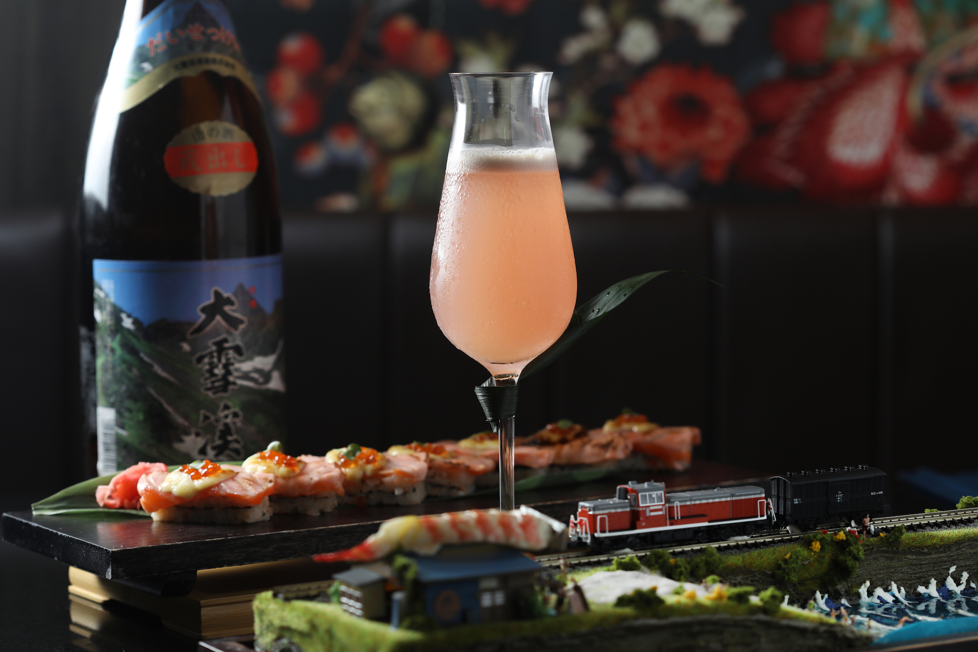 「大車輪日料岩酒所」以清酒為底，創作6款和風調酒。