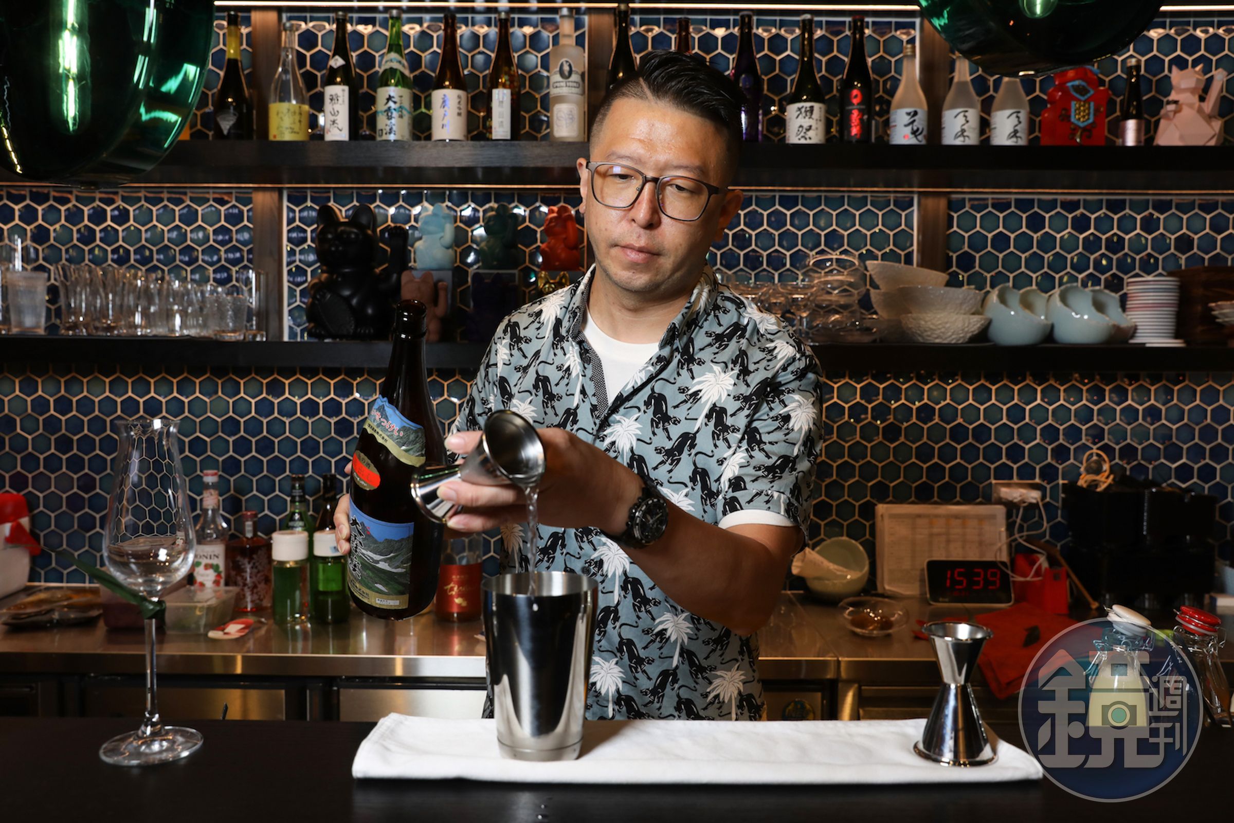 大車輪日料岩酒所調酒顧問李麒蒼以清酒與日式酒類為底，設計6款日系調酒。