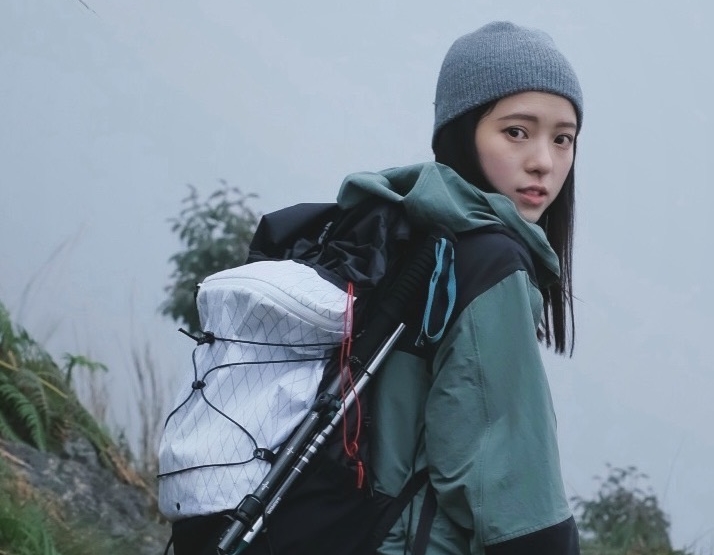 項婕如單登玉山，發現自己身體比想像中強壯。（群星瑞智提供）