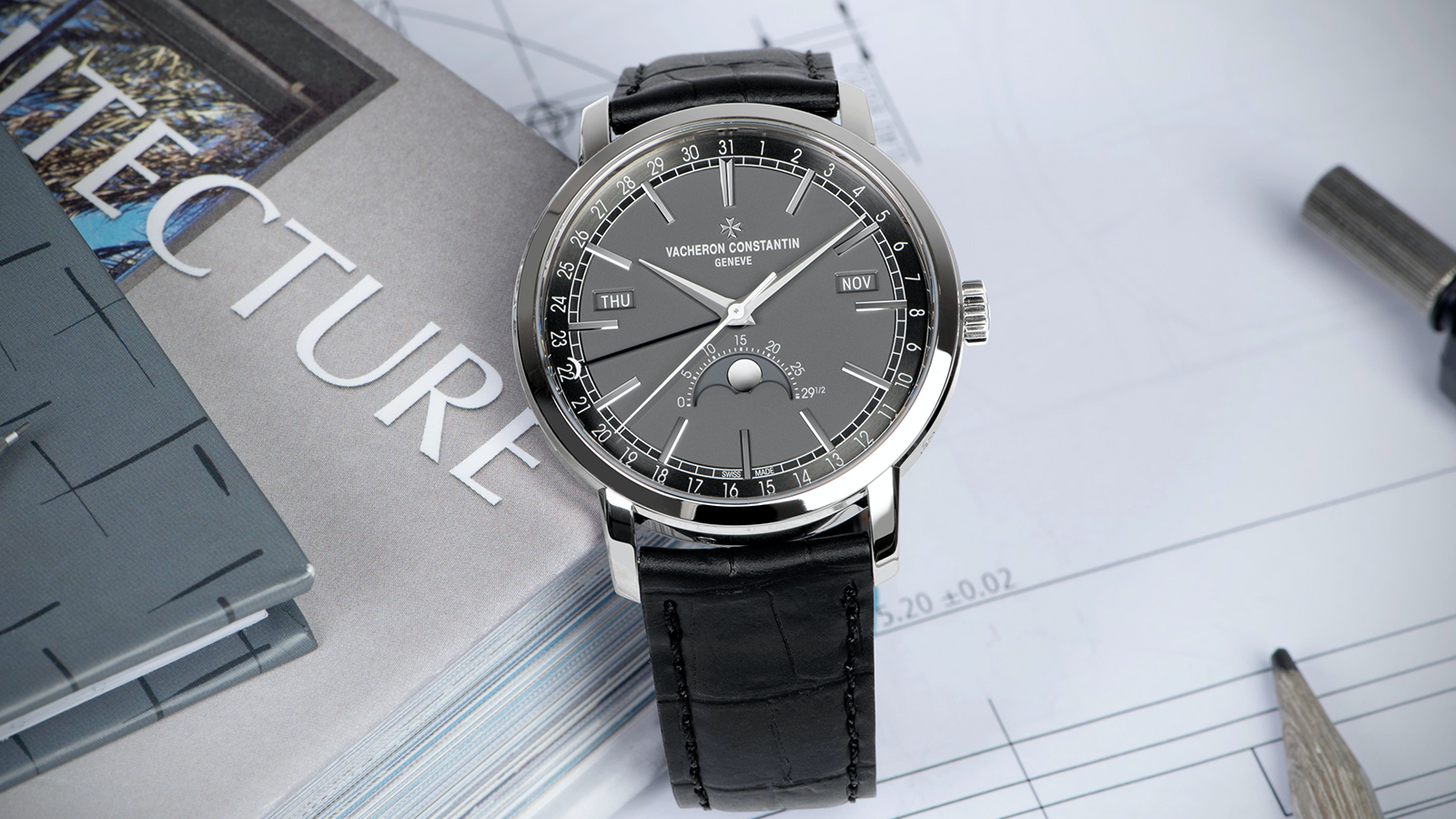 【新錶2021】煥然一新的灰面配置！江詩丹頓Traditionnelle全日曆白金款