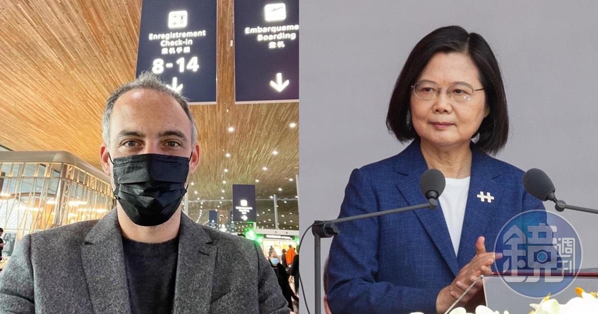INGE主席格魯克斯曼（左）率團訪台，將與總統蔡英文會面。（翻攝自@rglucks1推特、本刊資料照）