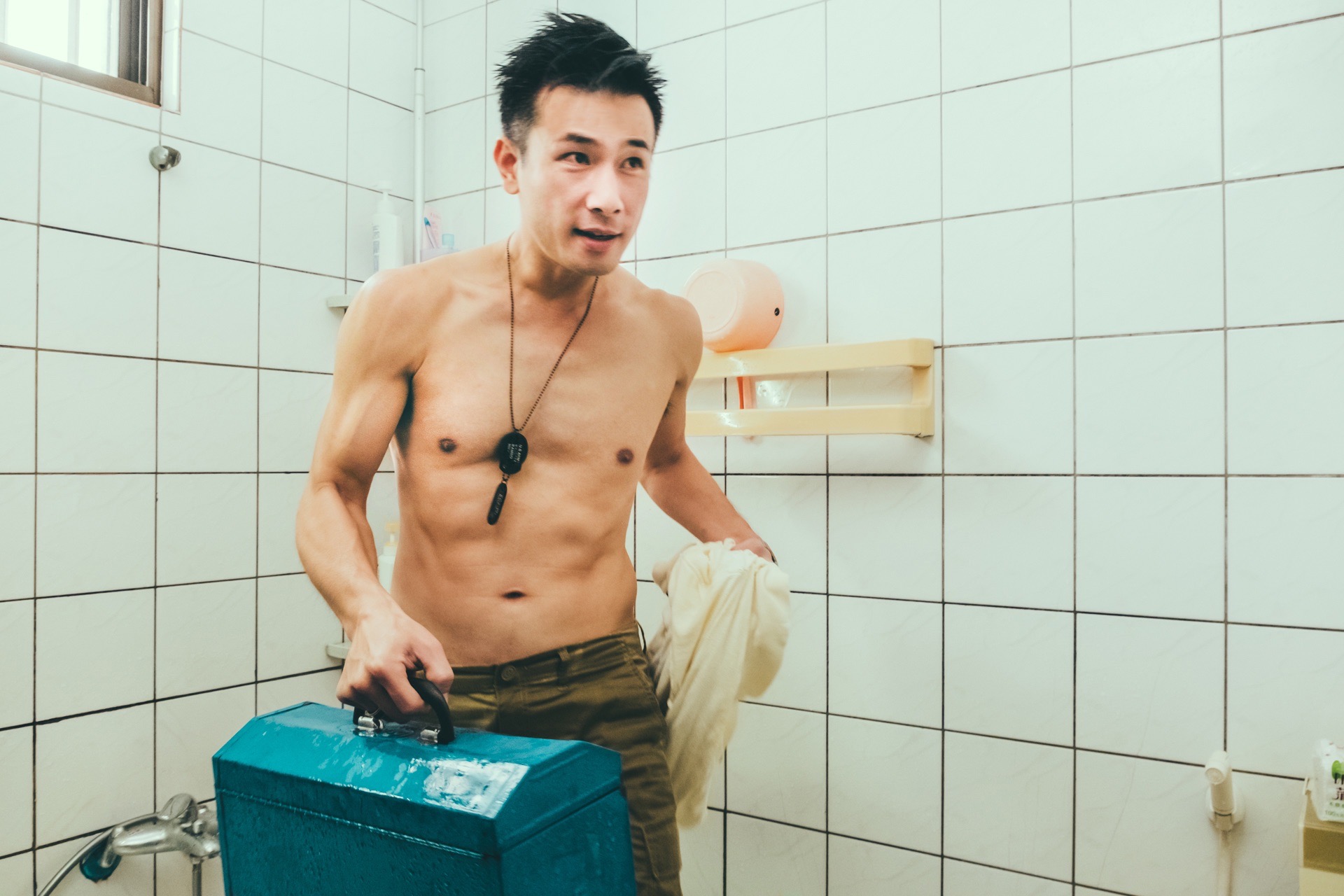 傅子純以上檔中的《黃金歲月》入圍最佳男配角獎。（民視提供）