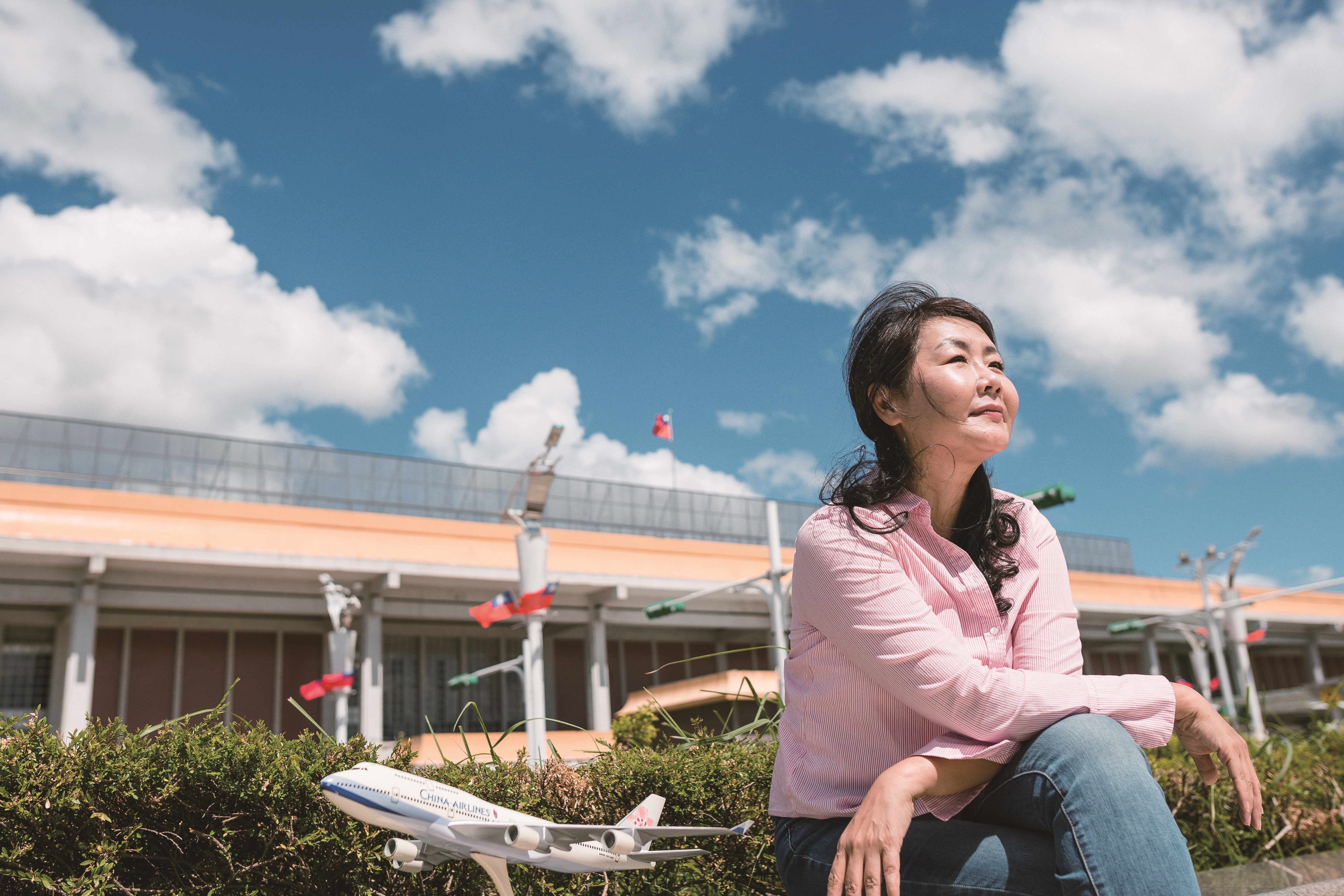 背負經濟動脈的使命感，讓陳蓓蓓與機師同事們在疫情期間依舊努力堅守崗位。