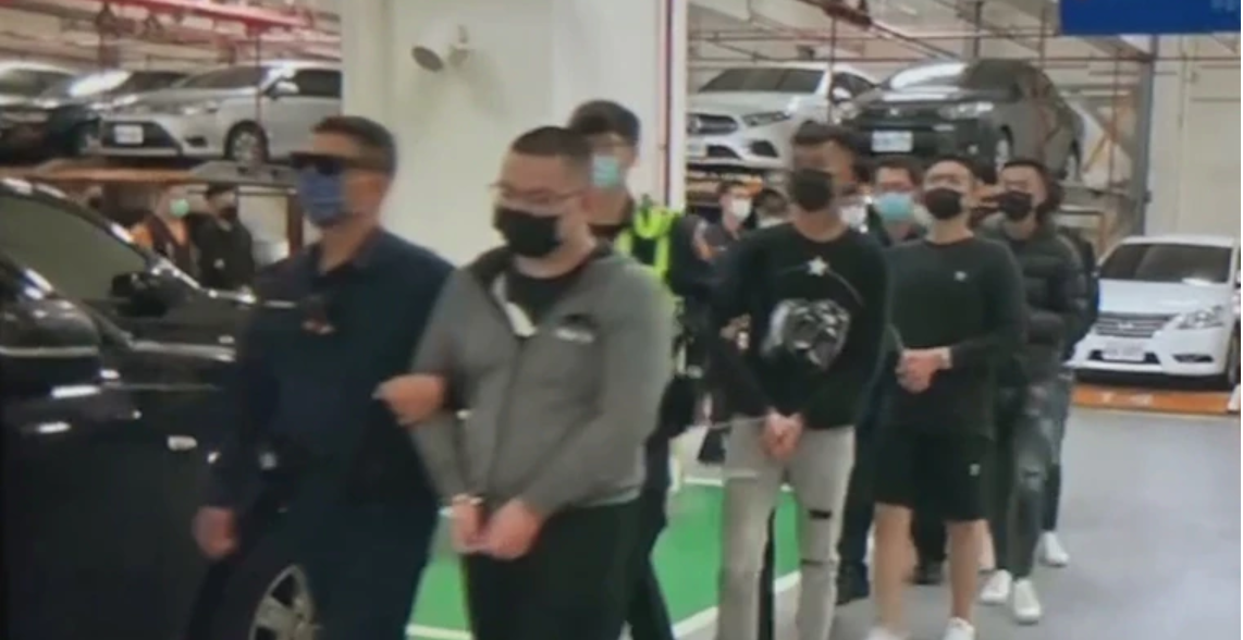 警方將糾眾鬥毆的相關人等移送法辦。（士林分局提供）