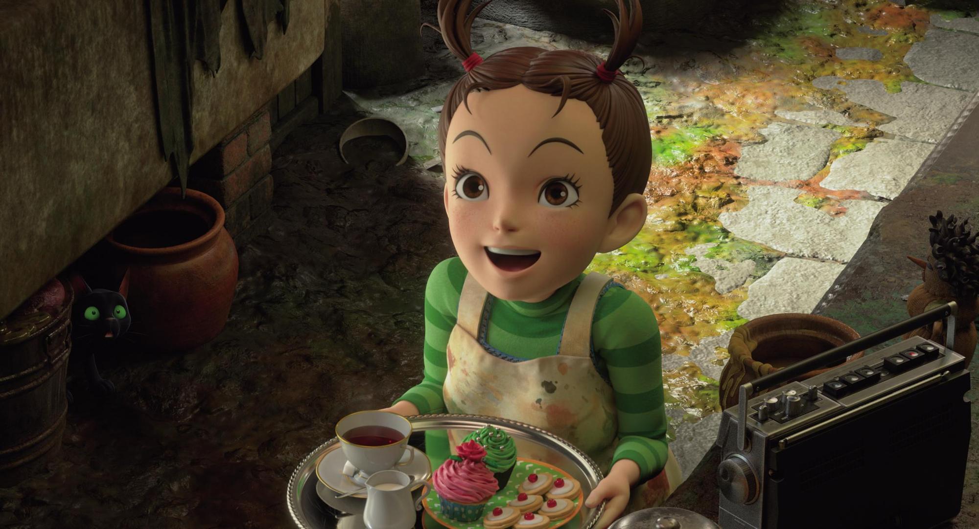 《安雅與魔女》出現的餐點都是用3D技術掃描真實餐點後，再另行做加工。（甲上娛樂提供）