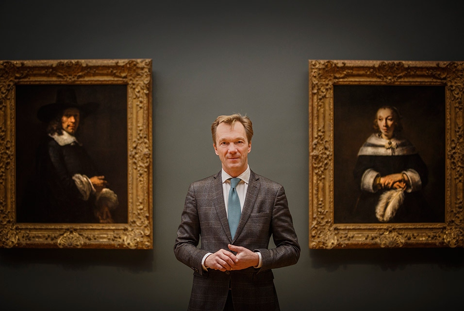 荷蘭阿姆斯特丹國家博物館前館長裴維為搶林布蘭畫作「回娘家」，險些引發荷法兩國外交戰。（海鵬提供）