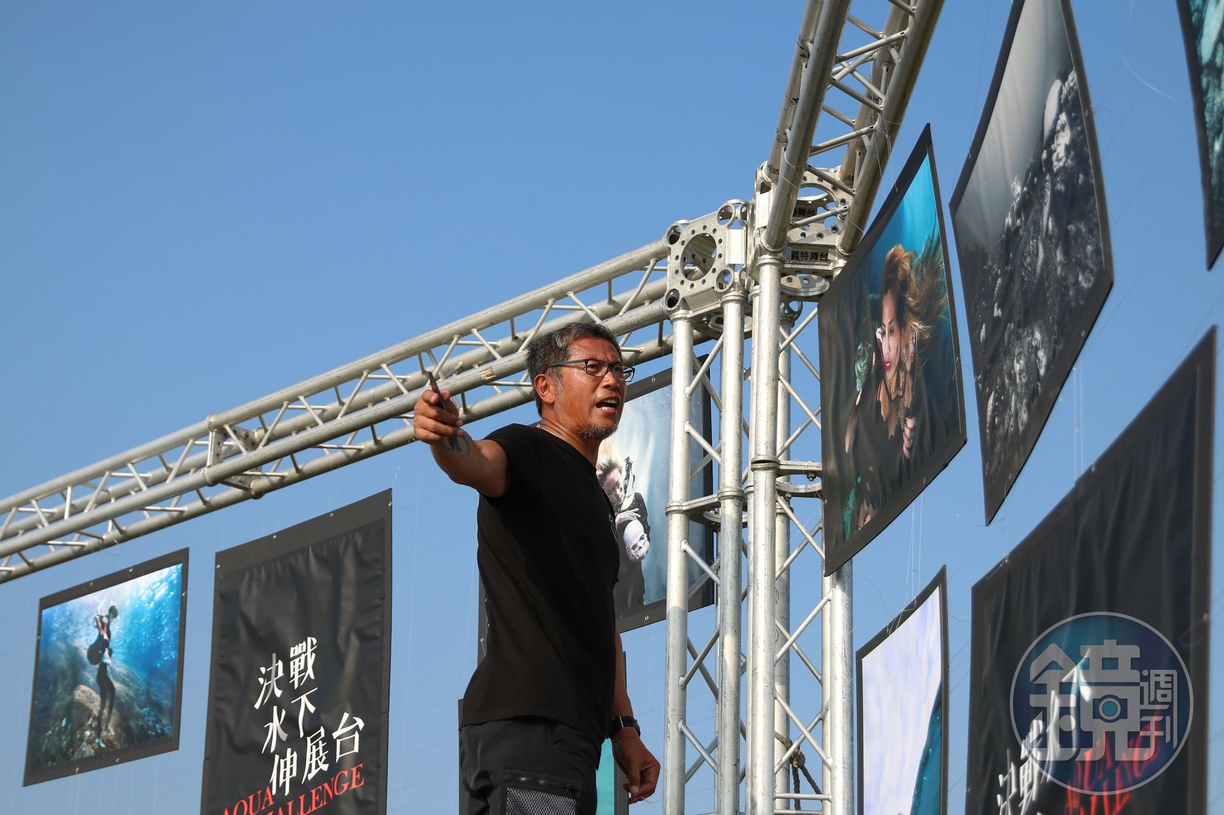 李景白製作的《決戰水下伸展台》，質感節奏媲美國外實境秀，但從籌備到銷售版權歷經波折。（《決戰水下伸展台》提供）