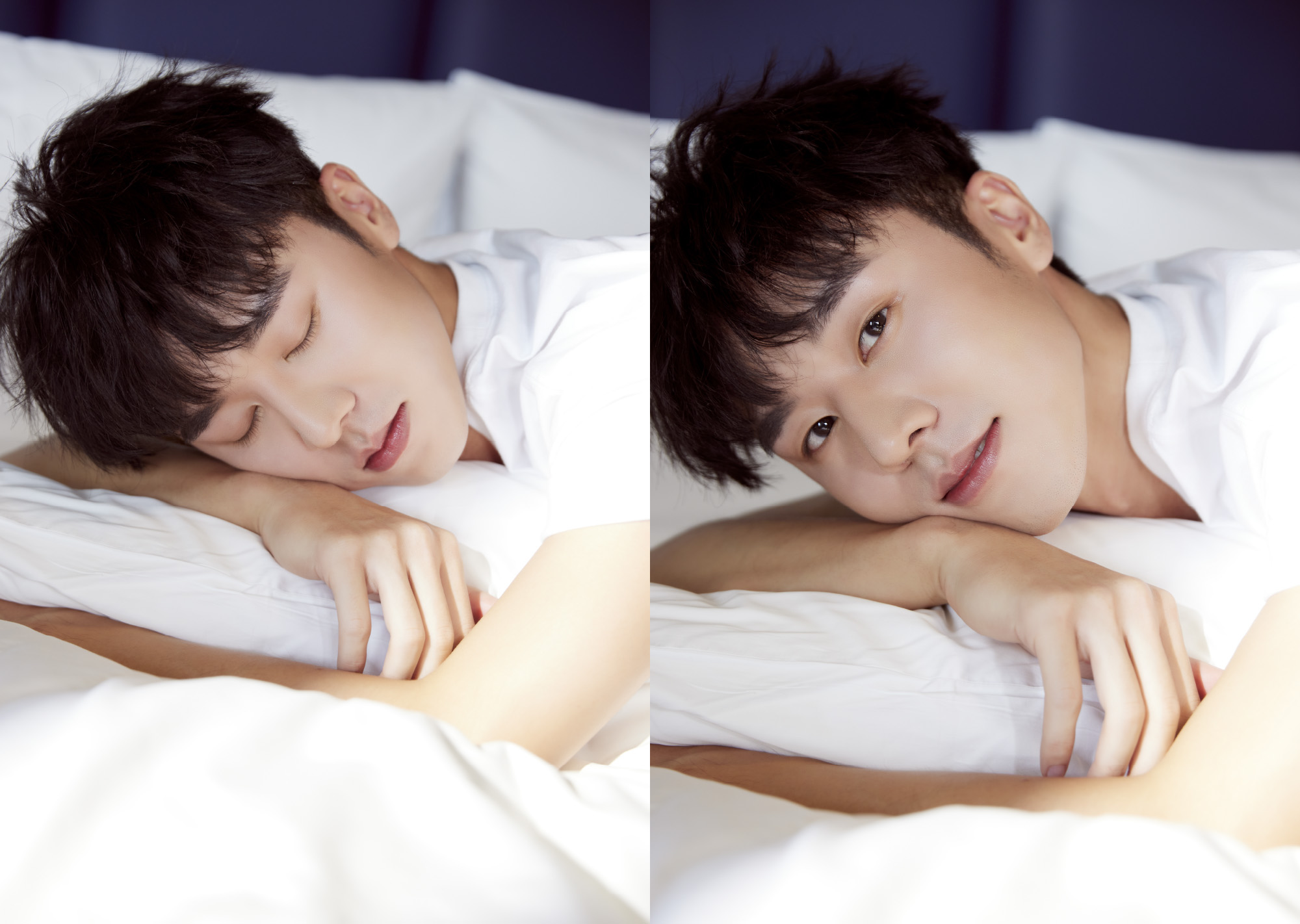 凱渥嫩肉男模林嘉威首出寫真。（尖端出版提供）