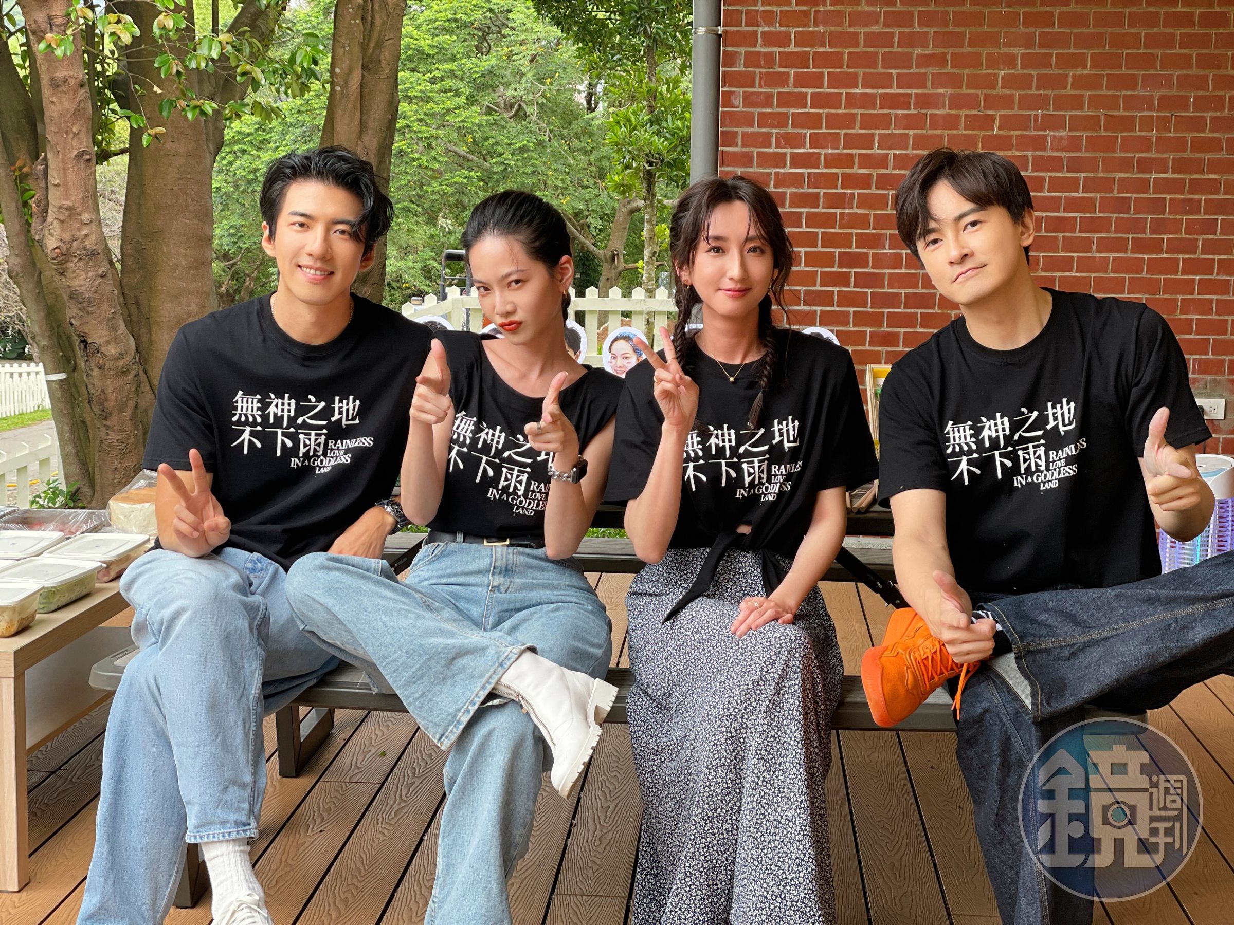 鄭元暢邀《無神之地不下雨》的眾演員曾之喬、傅孟柏、柯佳嬿本到《不專業廚房》作客。（最大國際娛樂）
