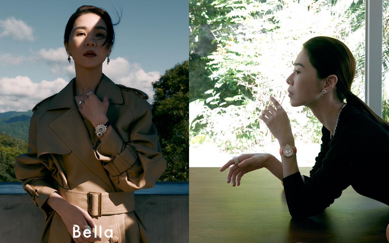 對於「明星」 兩字光環,謝盈萱一點都不樂在其中,關於如何當一個公眾人物,她坦言沒還適應。(《Bella儂儂》提供)
