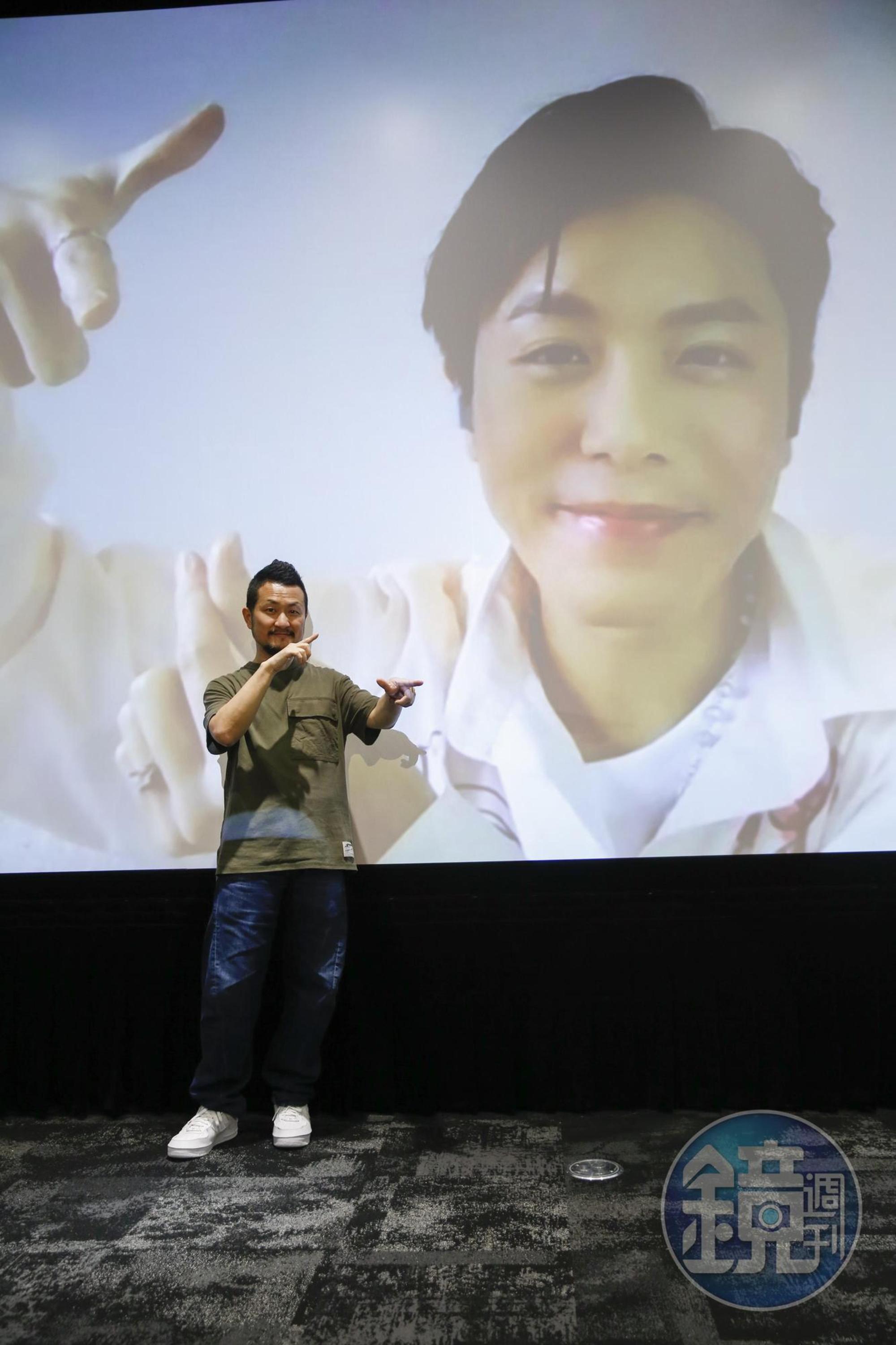 韋禮安為九把刀執導電影《月老》量身打造主題曲〈如果可以〉,今(7日)舉辦MV首映會,人在大陸的他以視訊現身。
