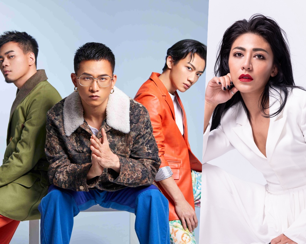 茄子蛋（左）、艾怡良（右）都會在金馬獎演唱入圍電影原創歌曲。（金馬執委會提供）