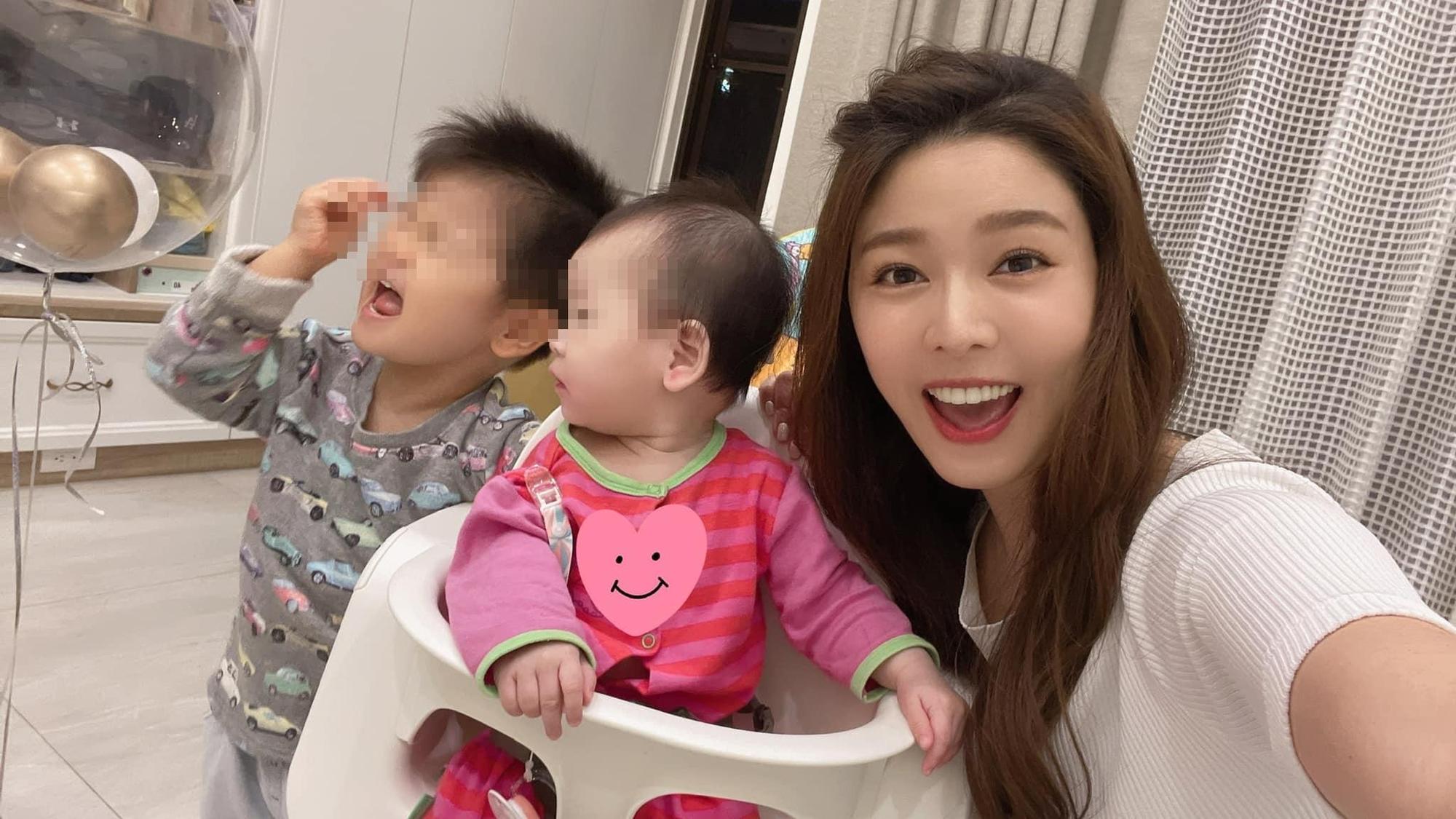 白家綺三天前還發了之前照顧小孩的溫馨畫面。（翻攝白家綺臉書）