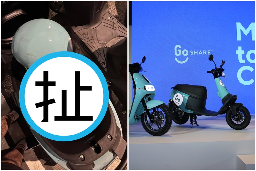 網友租借共享機車時，發現車廂留有一堆用過的浴帽，忍不住上網抱怨。（翻攝自《爆怨公社》、本刊資料照）