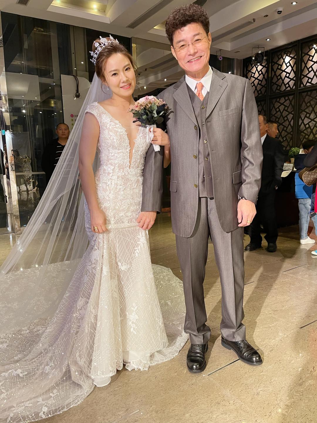 王中皇女兒曾參加海選，但後來決定嫁作人婦。（翻攝紅毛臉書）