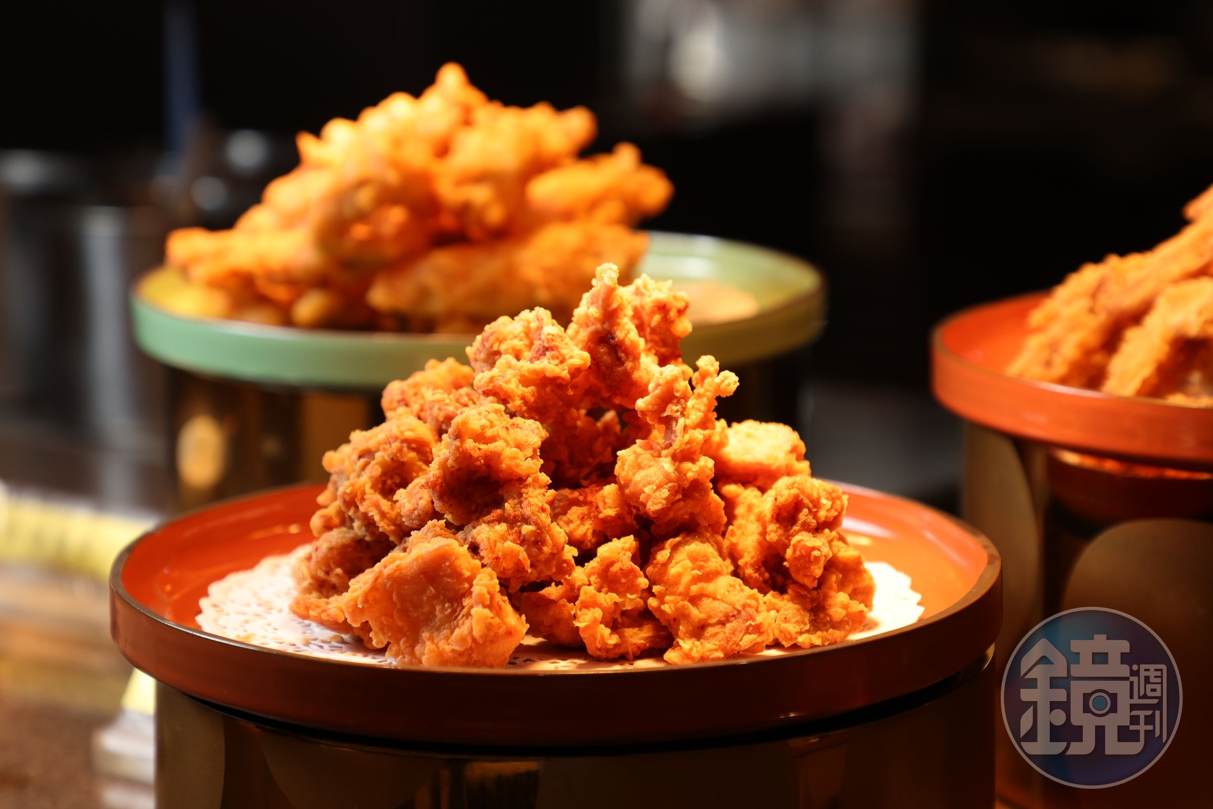 酥香涮嘴的「蒜味雞米花」是炸物區的人氣王。