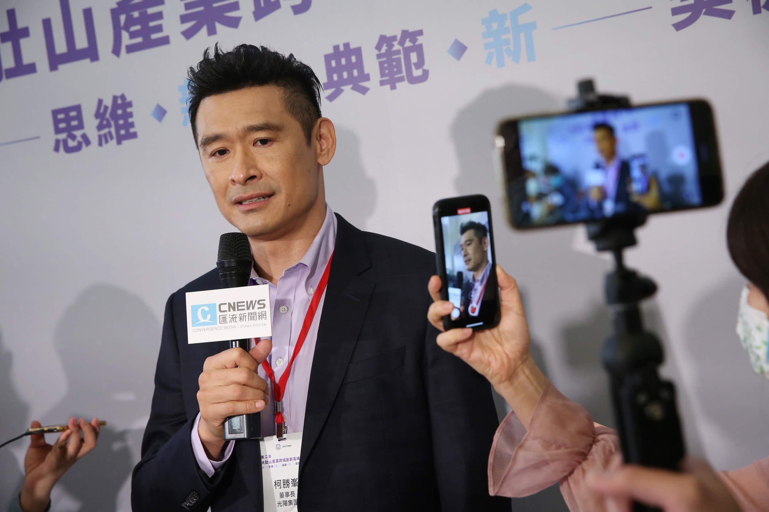 光陽搶攻電動機車市場，柯勝峯強調今年目標「坐二望一」。