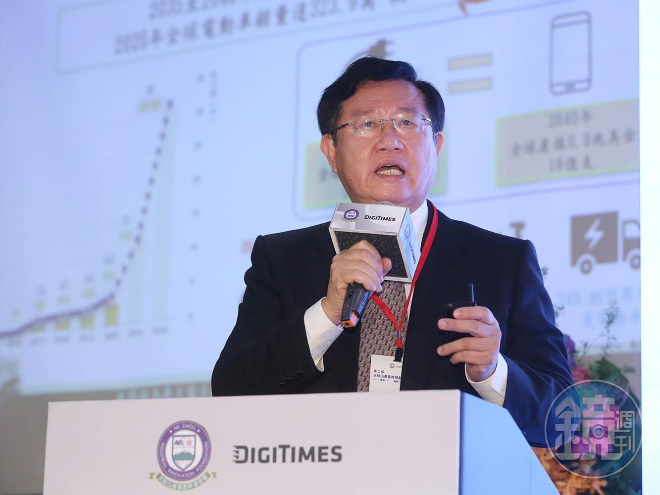 車王電子董事長蔡慶裕。