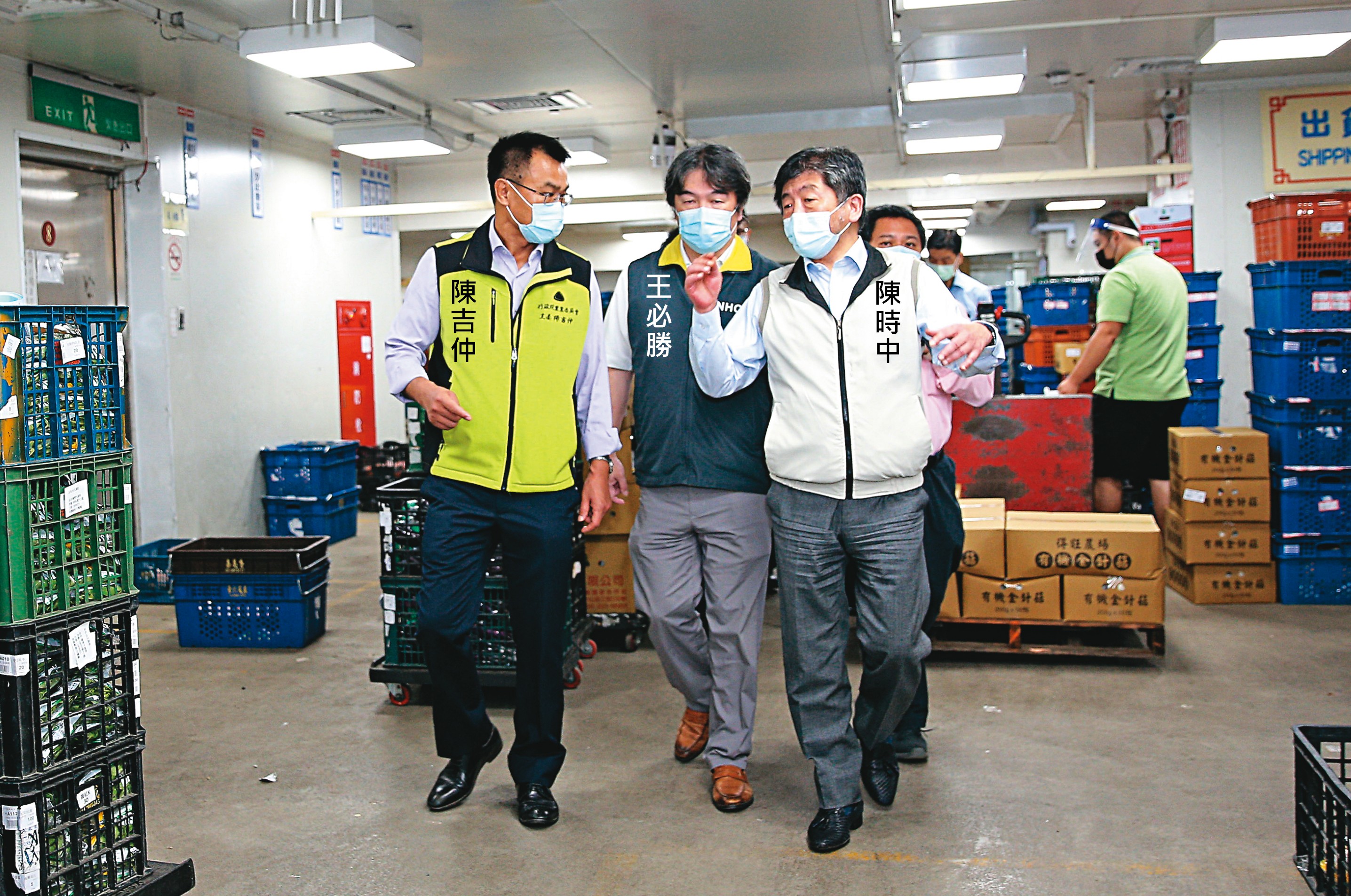 王必勝是陳時中信賴的防疫大將,如今爆出緋聞,他的去留成為各界矚目焦點。(衛福部提供)