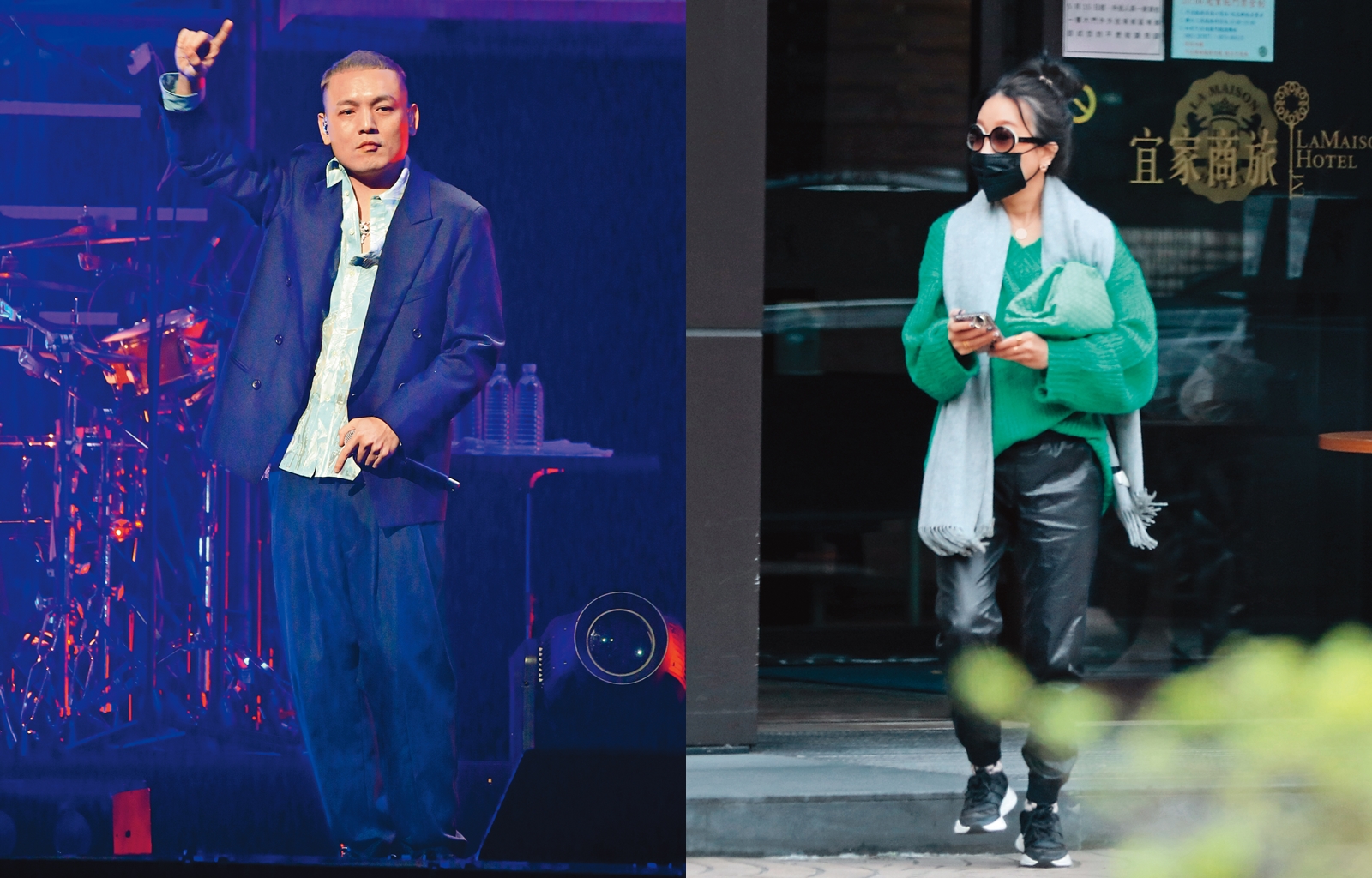 春風沒有固定伴侶，日前被本刊獲知消息，他趁著工作空檔找熟女開房間。