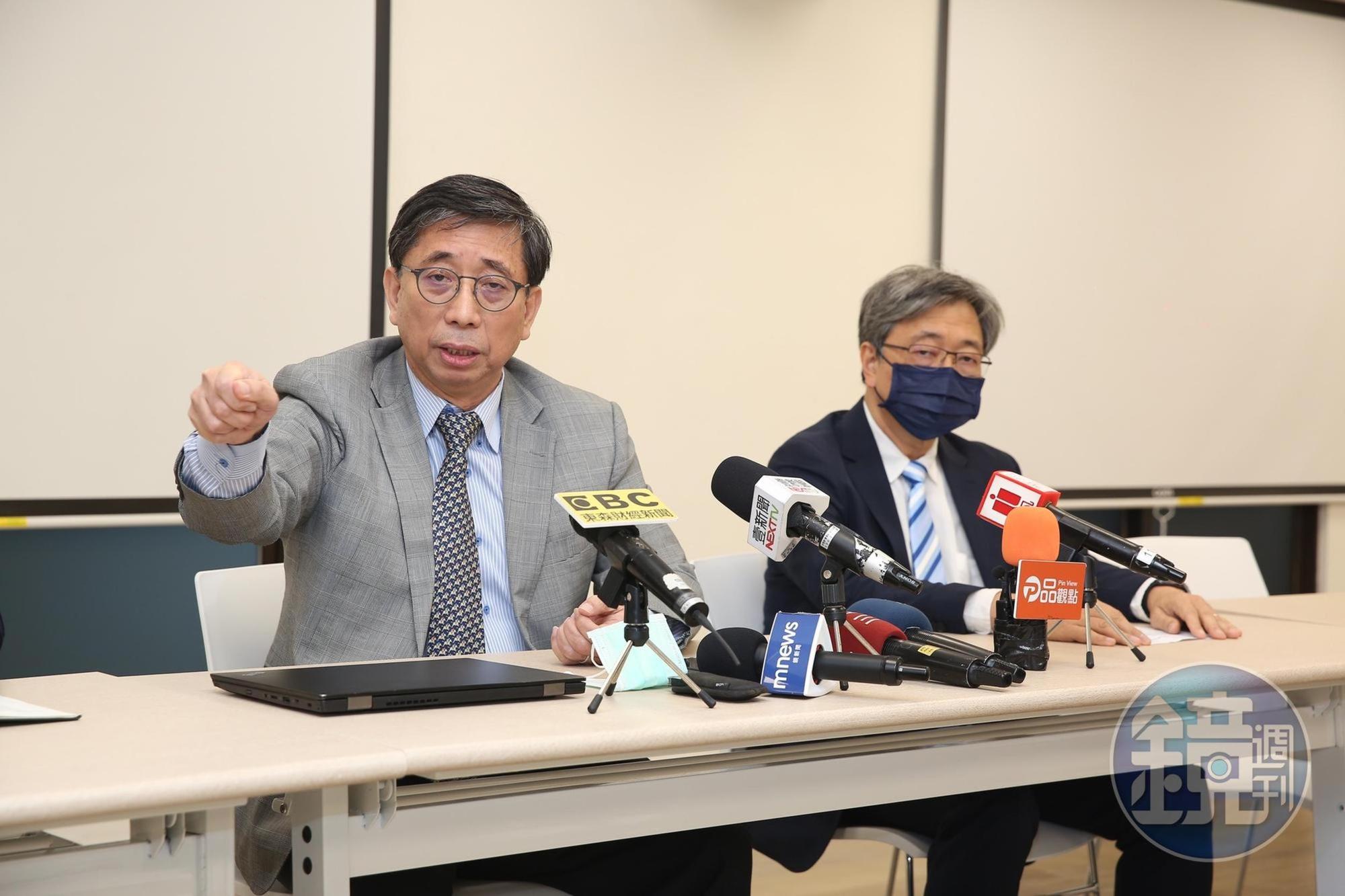 馬堅勇上火線強調自己才是光洋科正派董事長。