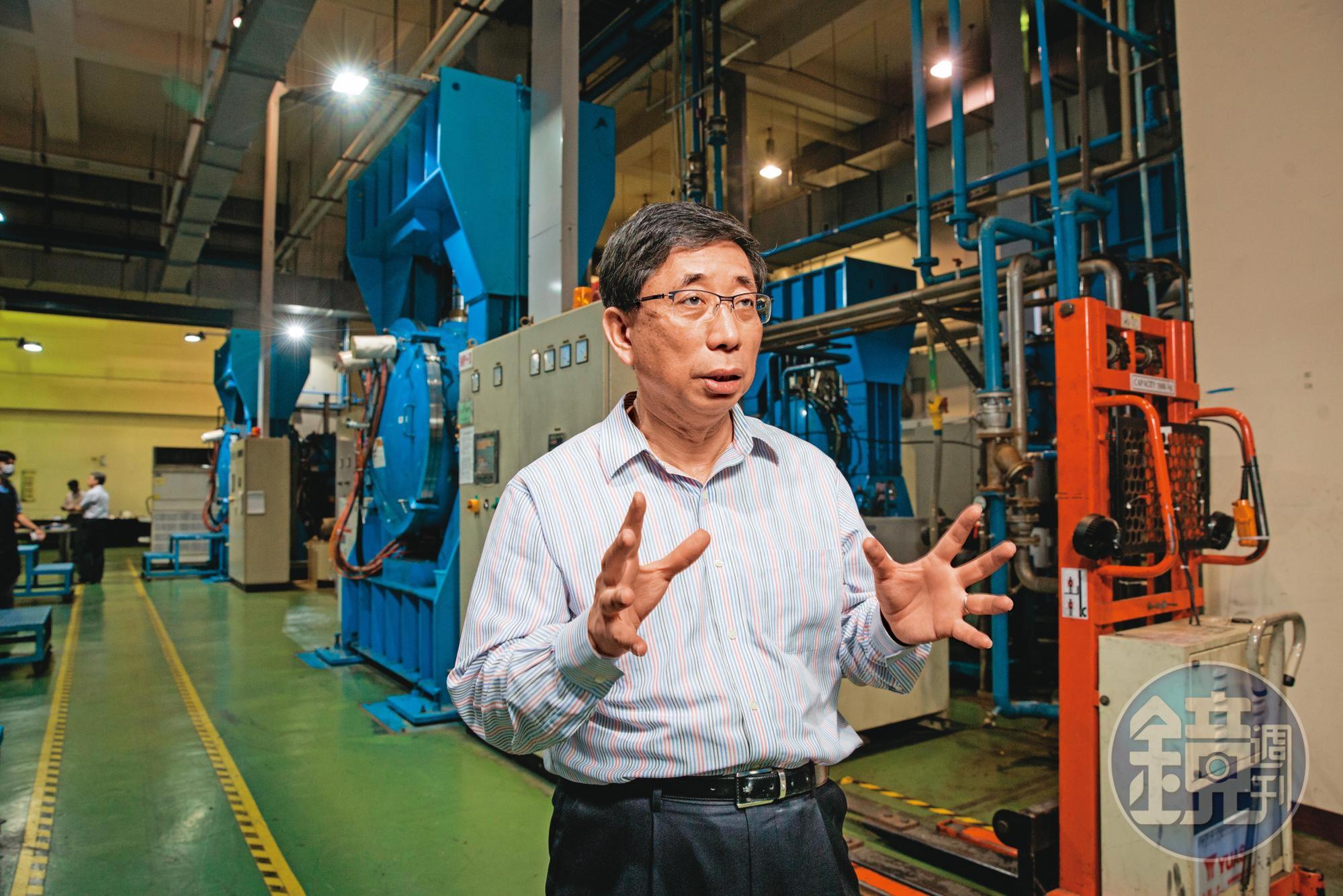 光洋科董事長馬堅勇表示，去年公司貴金屬回收產值超過340億元。 