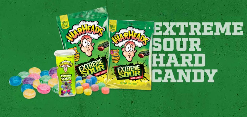 「Warheads」的酸糖導致澳洲4歲女童舌頭嚴重灼傷。(翻攝《Warheads》官網)