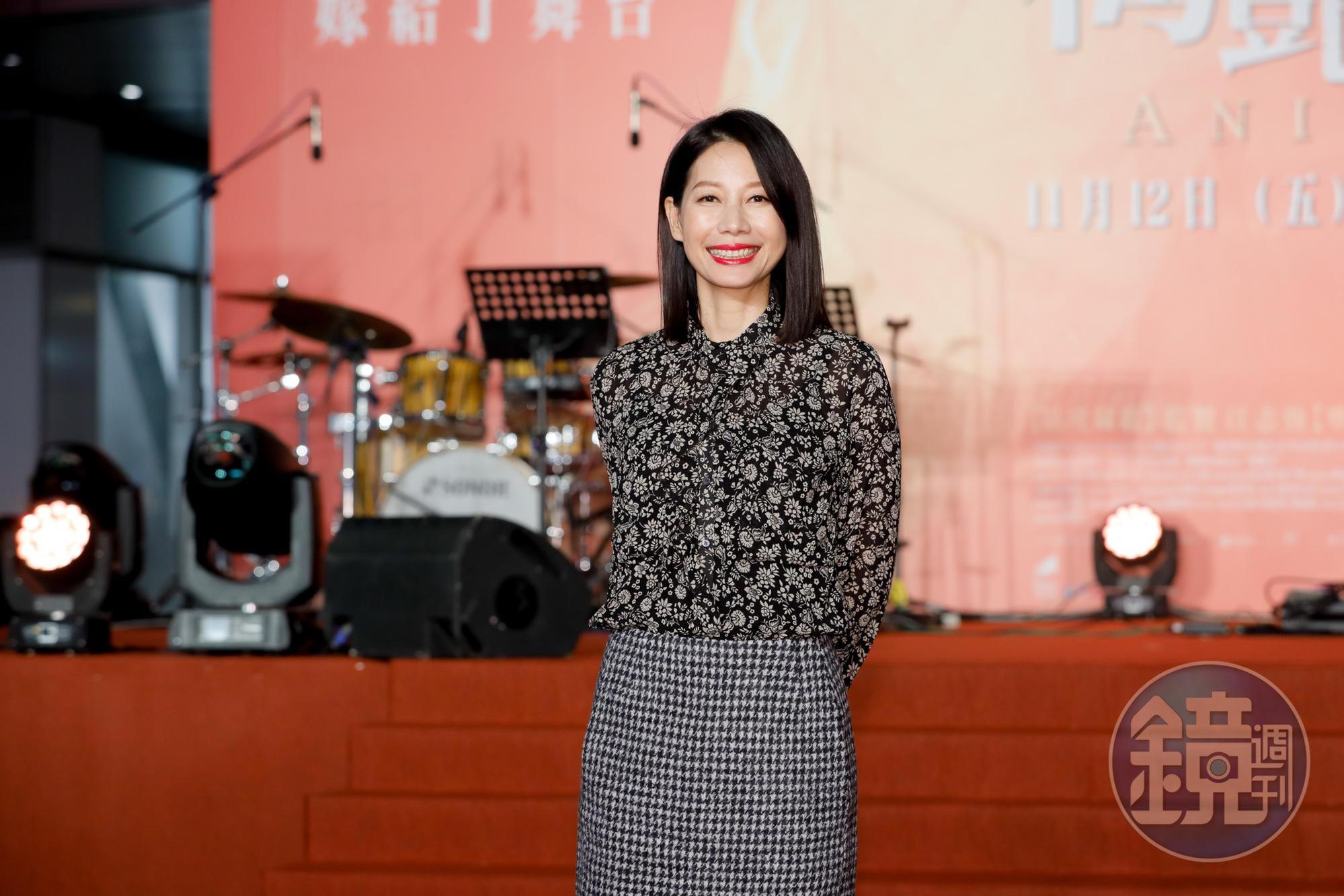丁寧透露自己就是想要成為她這樣的明星才會入行當藝人。