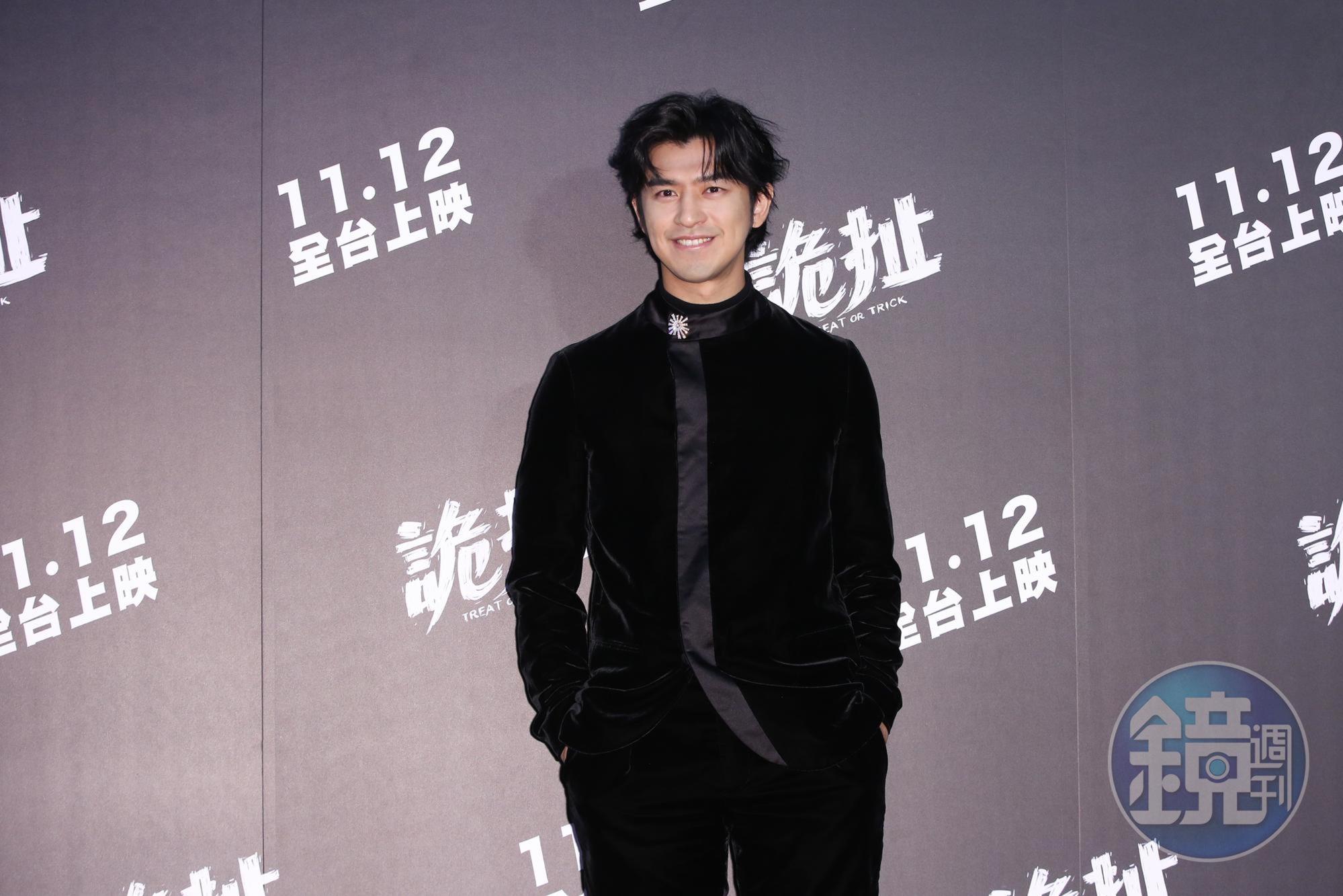 因為負責電影配樂,宣稱已經看了一百多遍的《詭扯》,陳柏霖表示還是想再看。