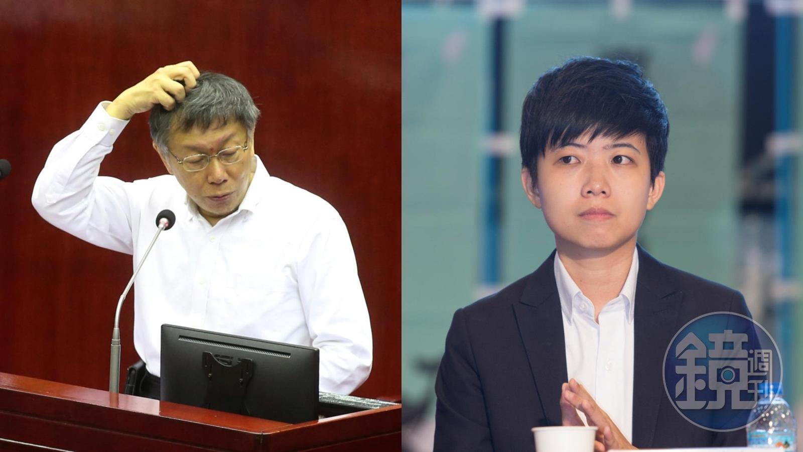 柯文哲表示將對重陽敬老金提覆議,苗博雅痛批民眾黨打假球棄守議會。(本刊資料照)