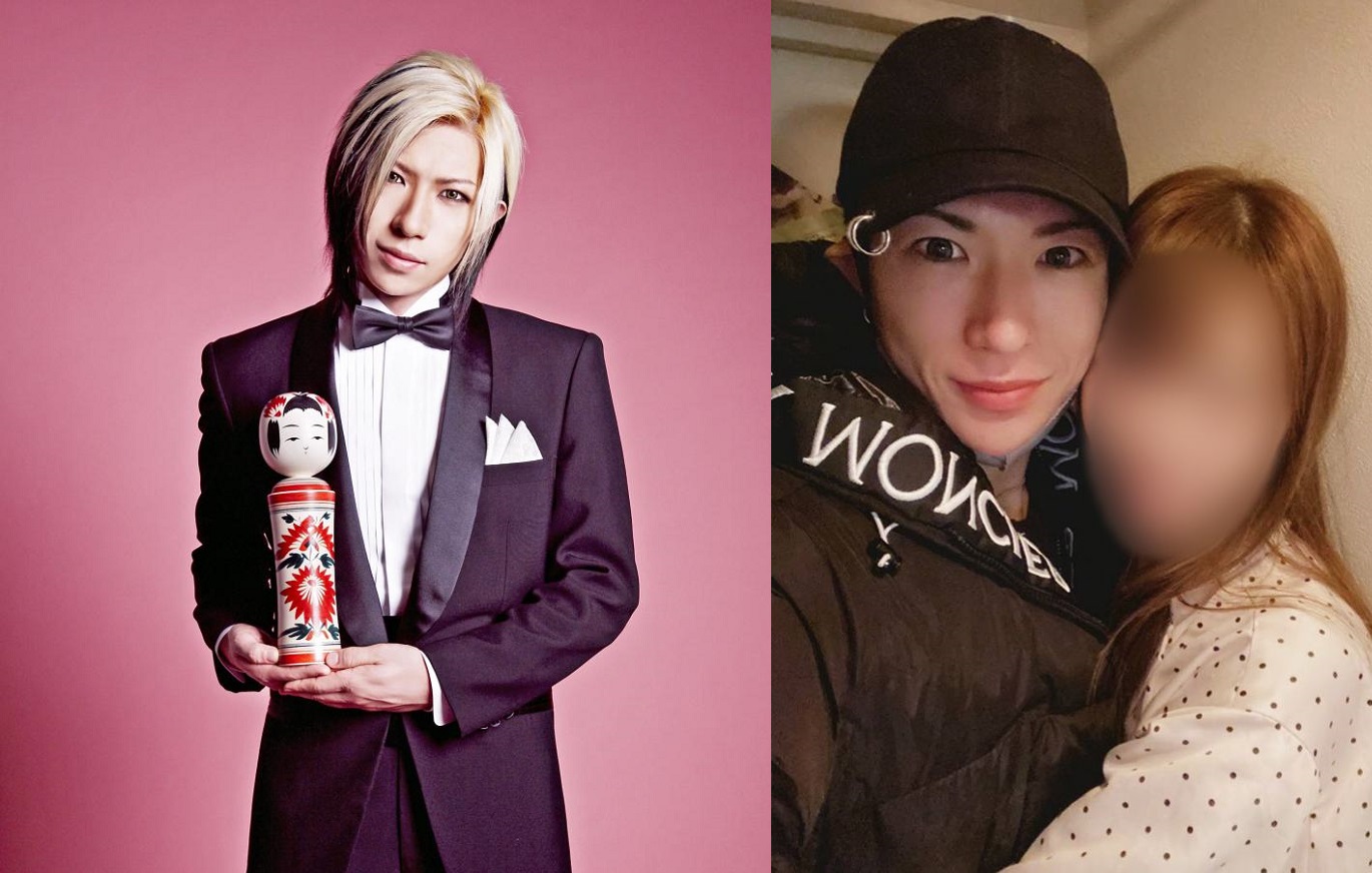 日本視覺系樂團「GOLDEN BOMBER」貝斯手歌廣場淳5年前與圈外女友結婚還是兩個孩子的爸，卻從去年開始背著老婆偷吃（右圖），甚至讓小三懷孕。（左圖翻攝自日刊體育報，右圖翻攝自《週刊文春》）