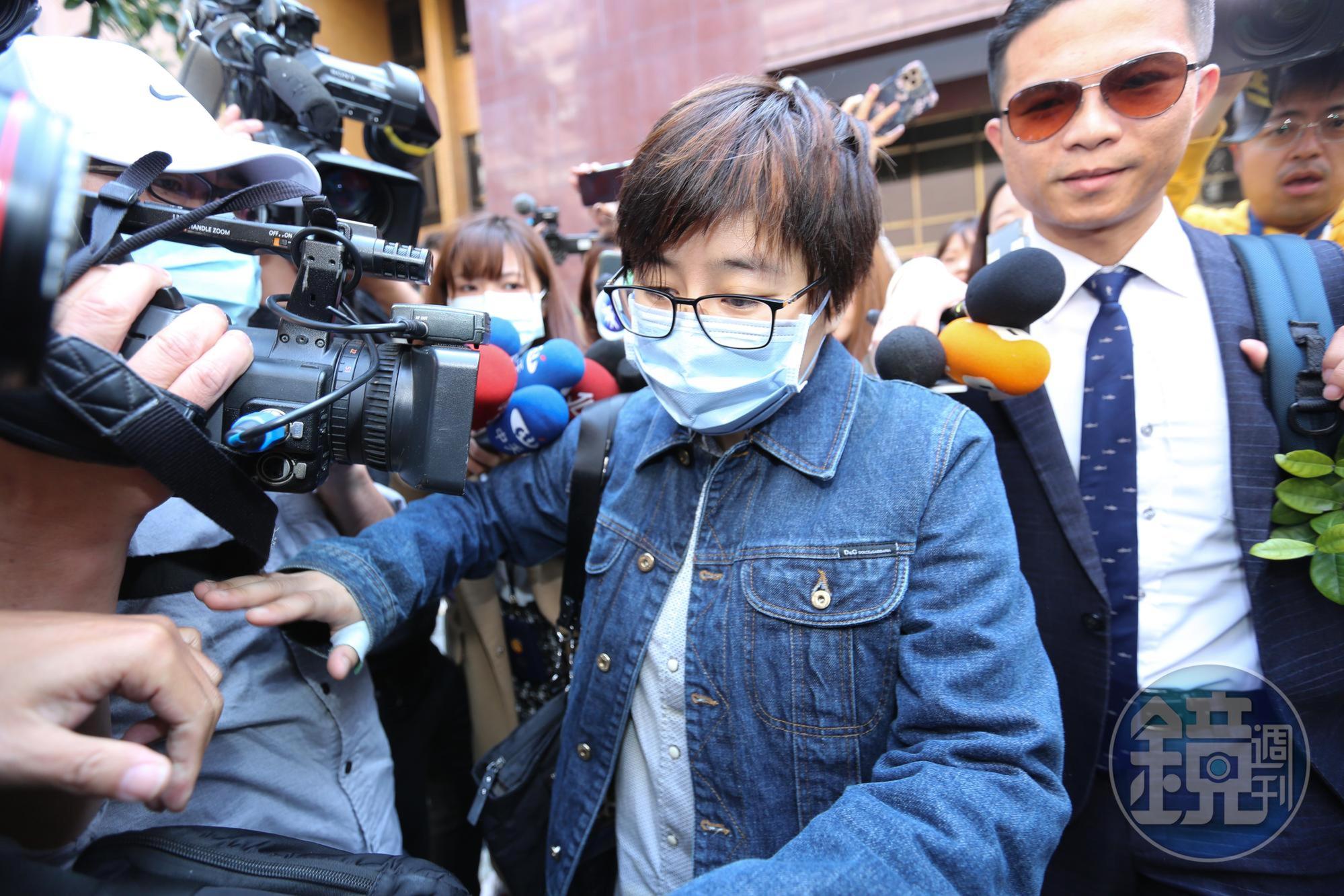 楊蕙如涉犯侮辱公署罪,遭判處6個月有期徒刑。(本刊資料照)